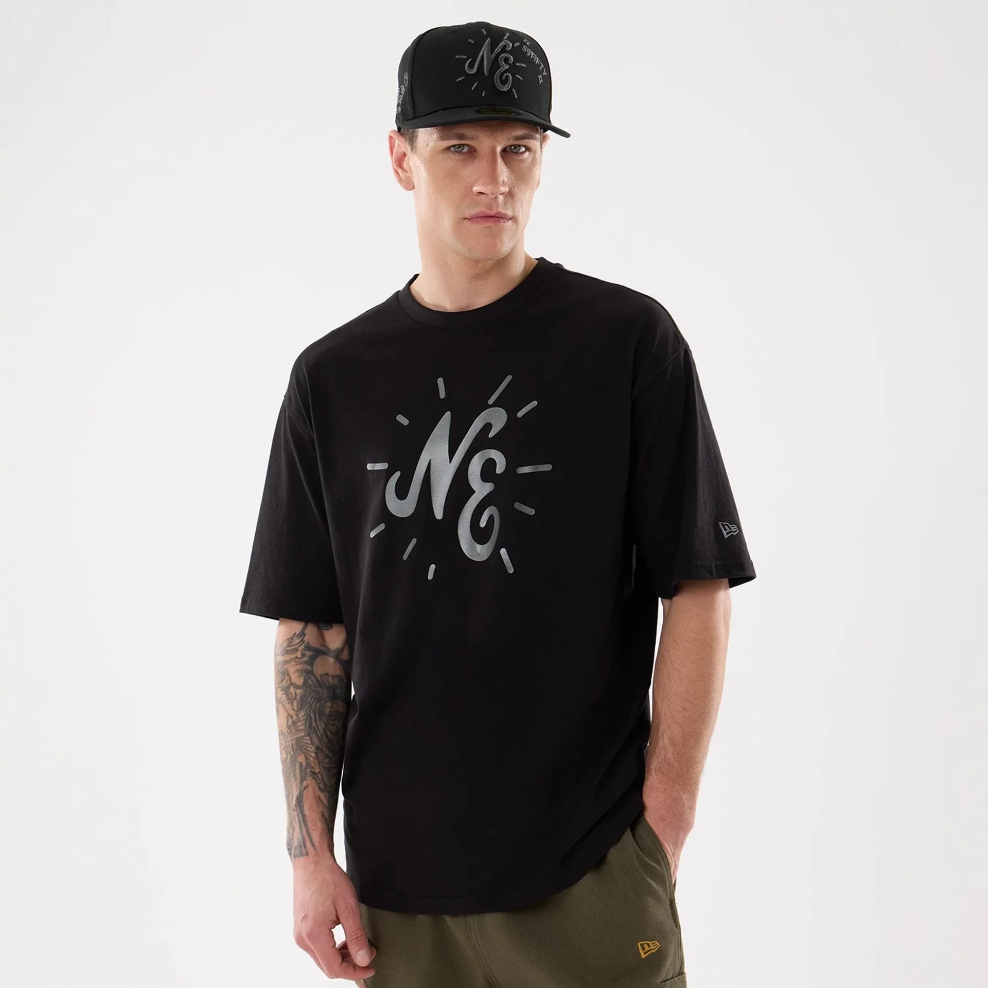 New Era 59FIFTY Day Graphic Black T-Shirt