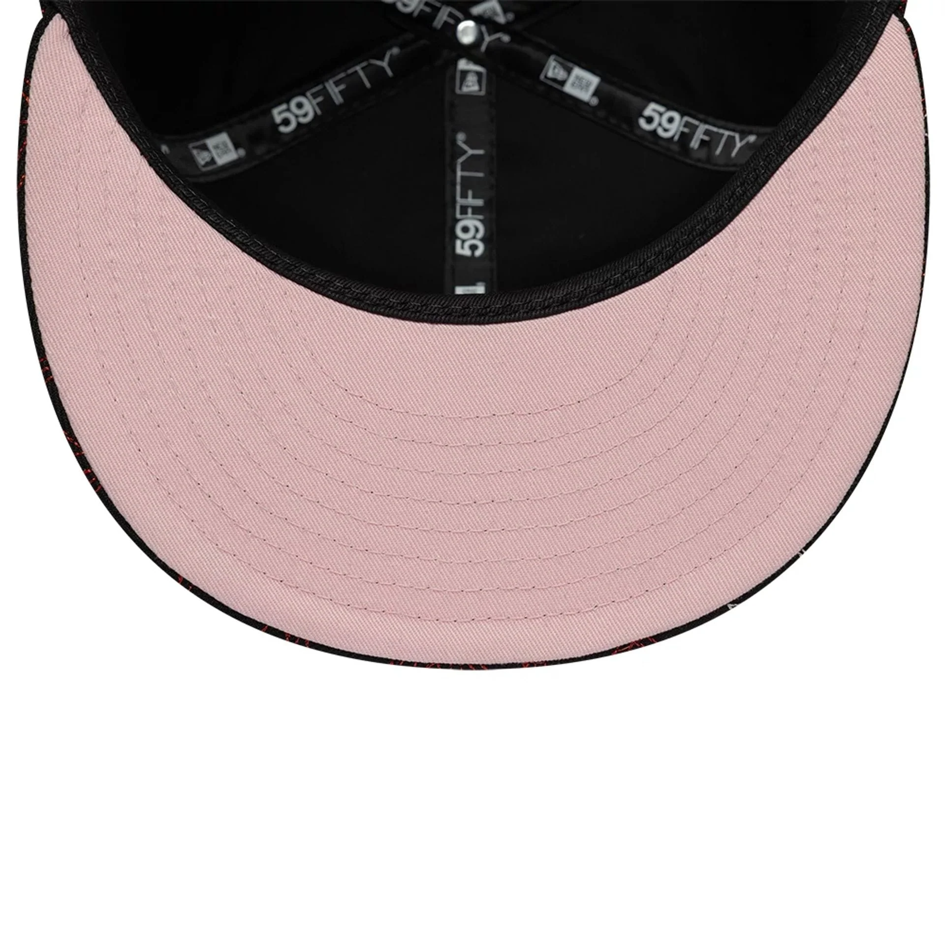 New Era All Over Hearts Black 59FIFTY Fitted Cap - Image 2