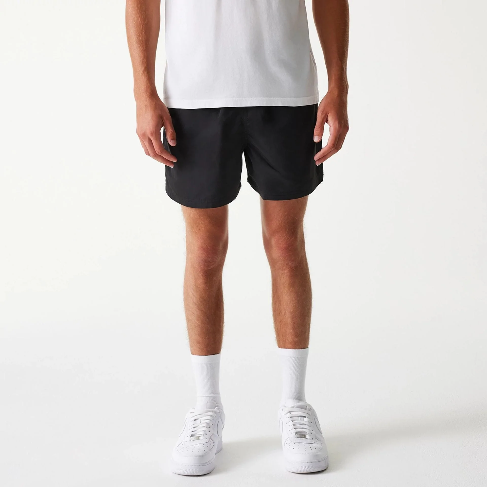 New Era Black Swim Shorts