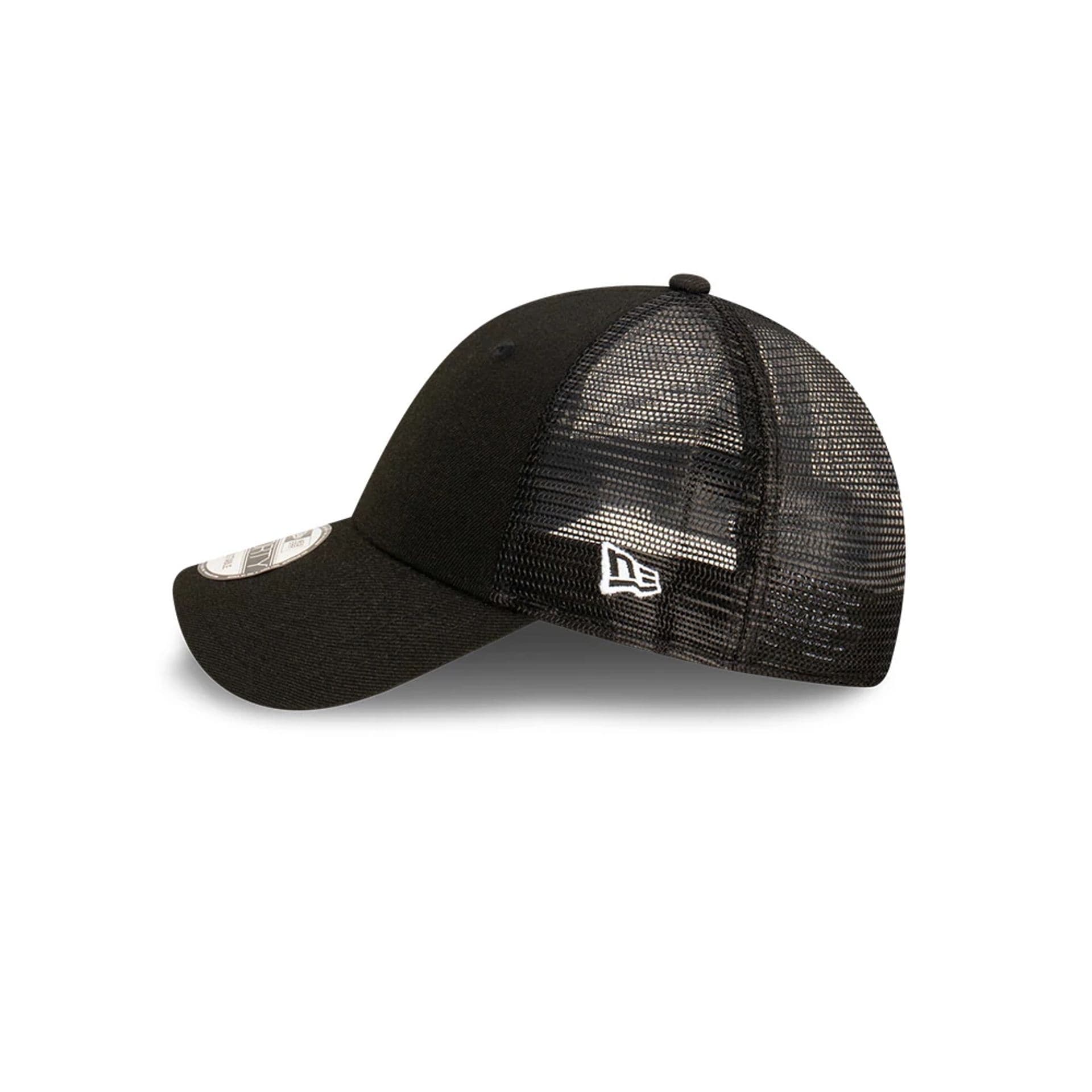 New Era Blank Black 9FORTY Trucker Cap - Image 4