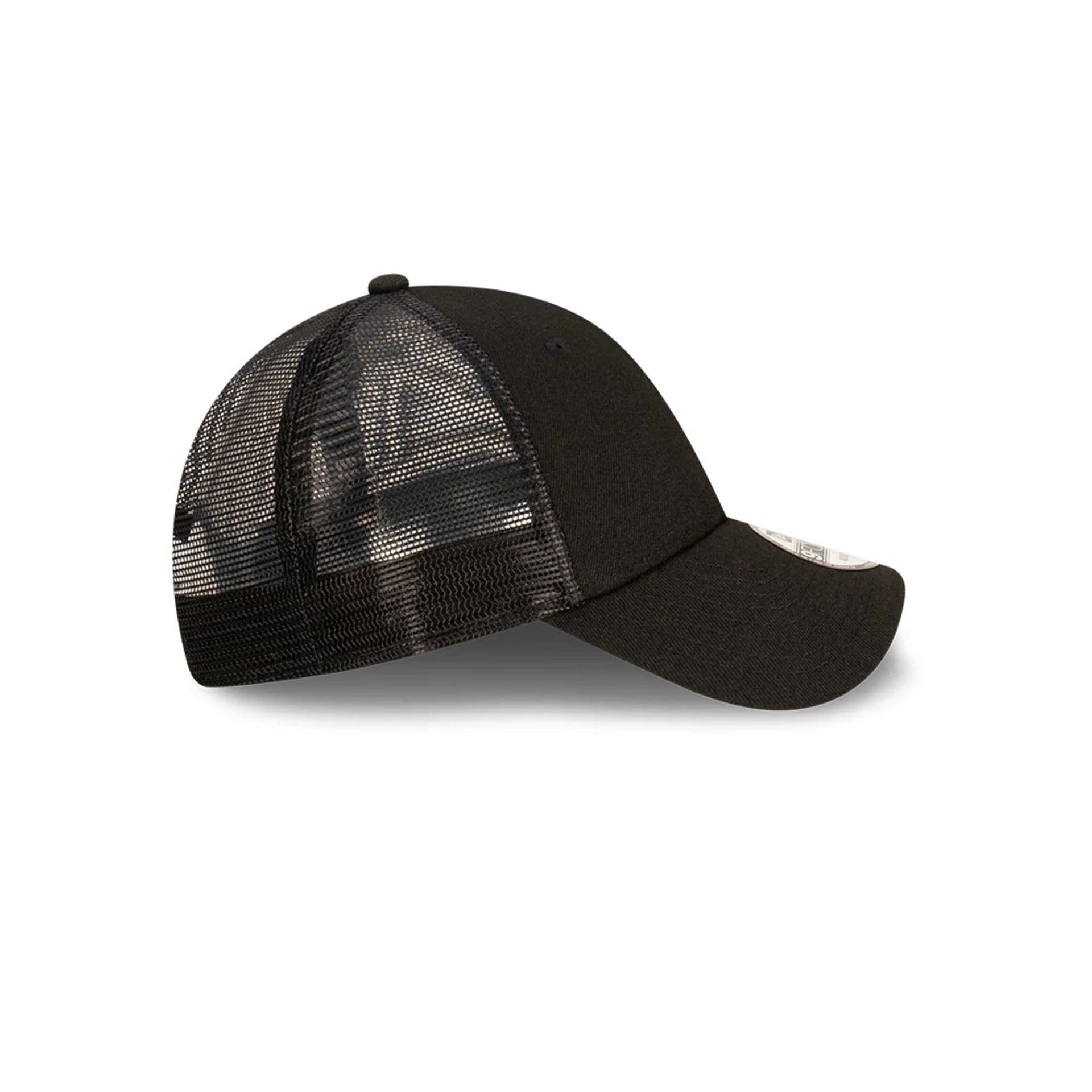 New Era Blank Black 9FORTY Trucker Cap - Image 6