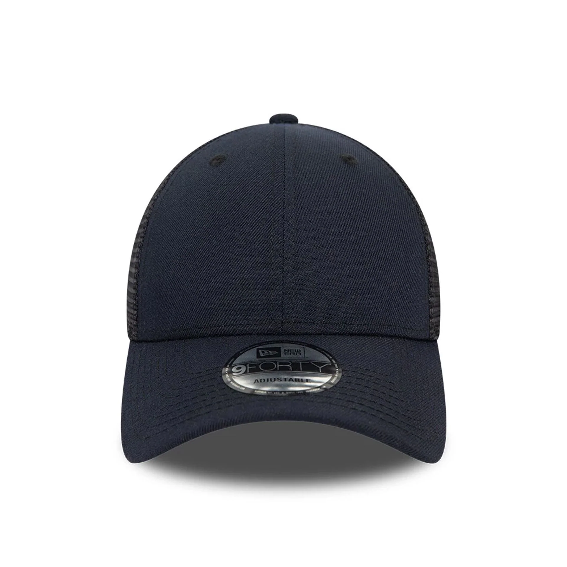 New Era Blank Navy 9FORTY Trucker Cap - Image 2