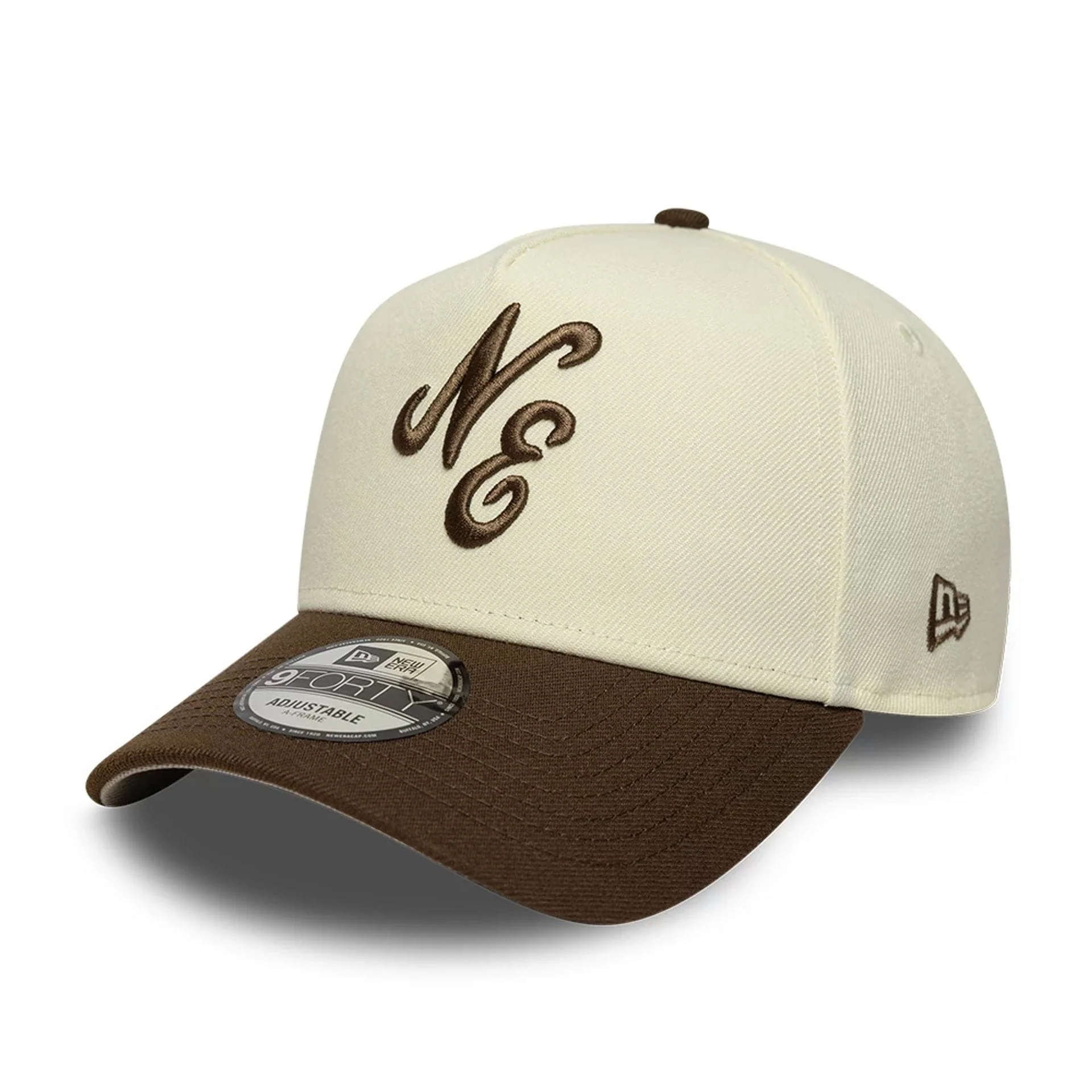 New Era Cream 9FORTY A-Frame Adjustable Cap