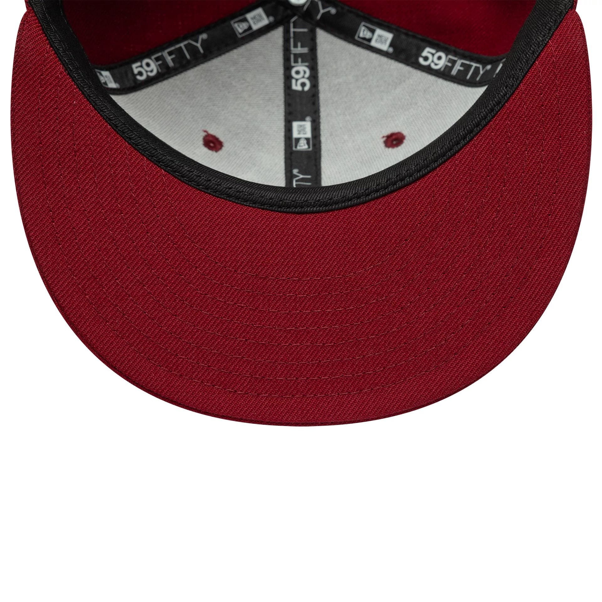 New Era Dark Red 59FIFTY Fitted Cap - Image 7