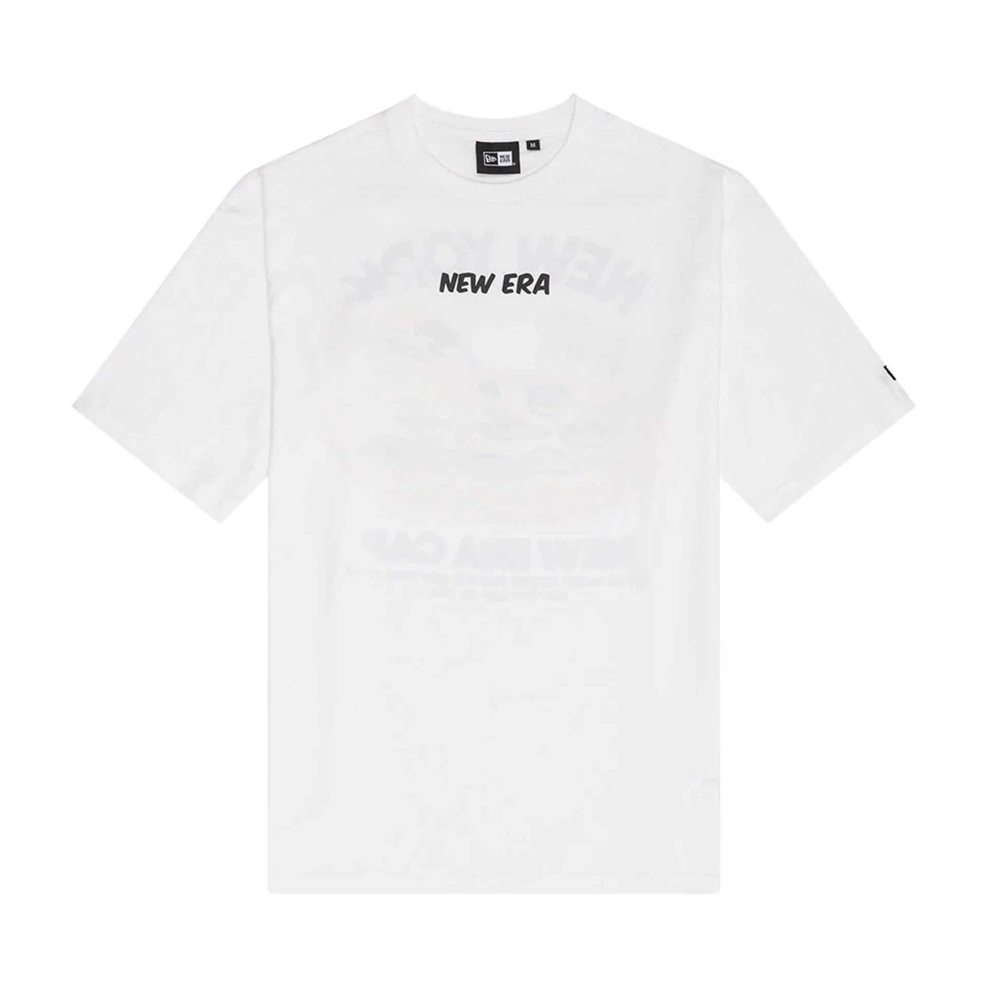 New Era Food Graphic White Oversized T-Shirt