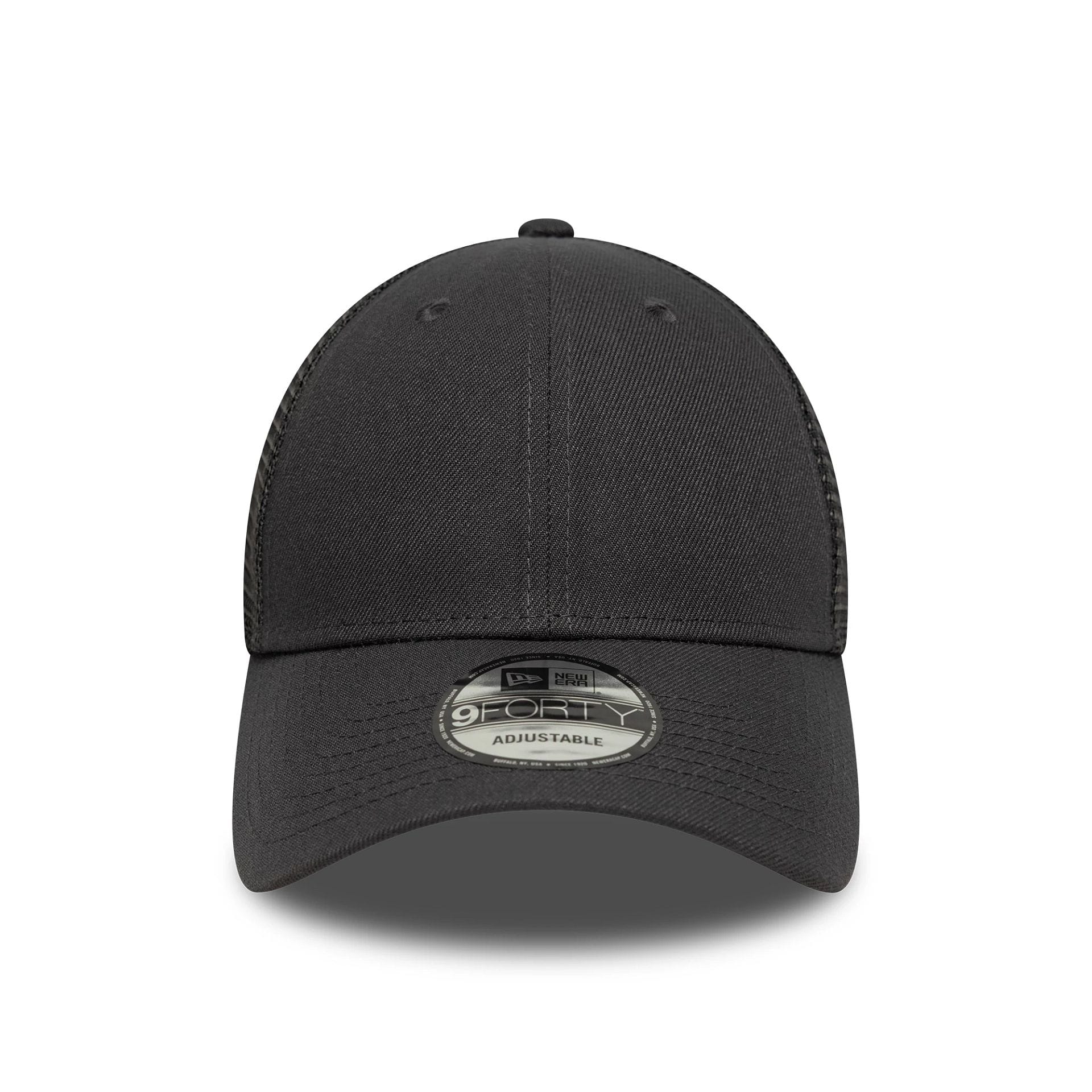 New Era Grey 9FORTY Trucker Adjustable Cap - Image 2