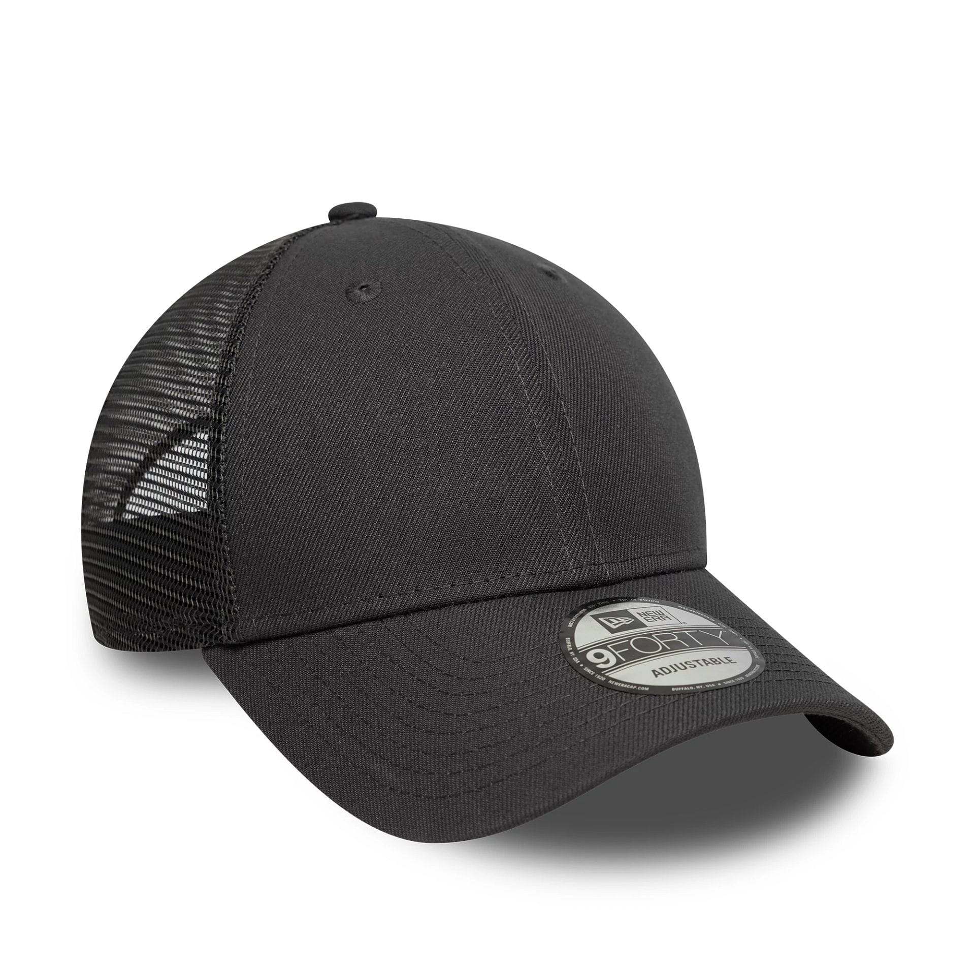 New Era Grey 9FORTY Trucker Adjustable Cap - Image 3