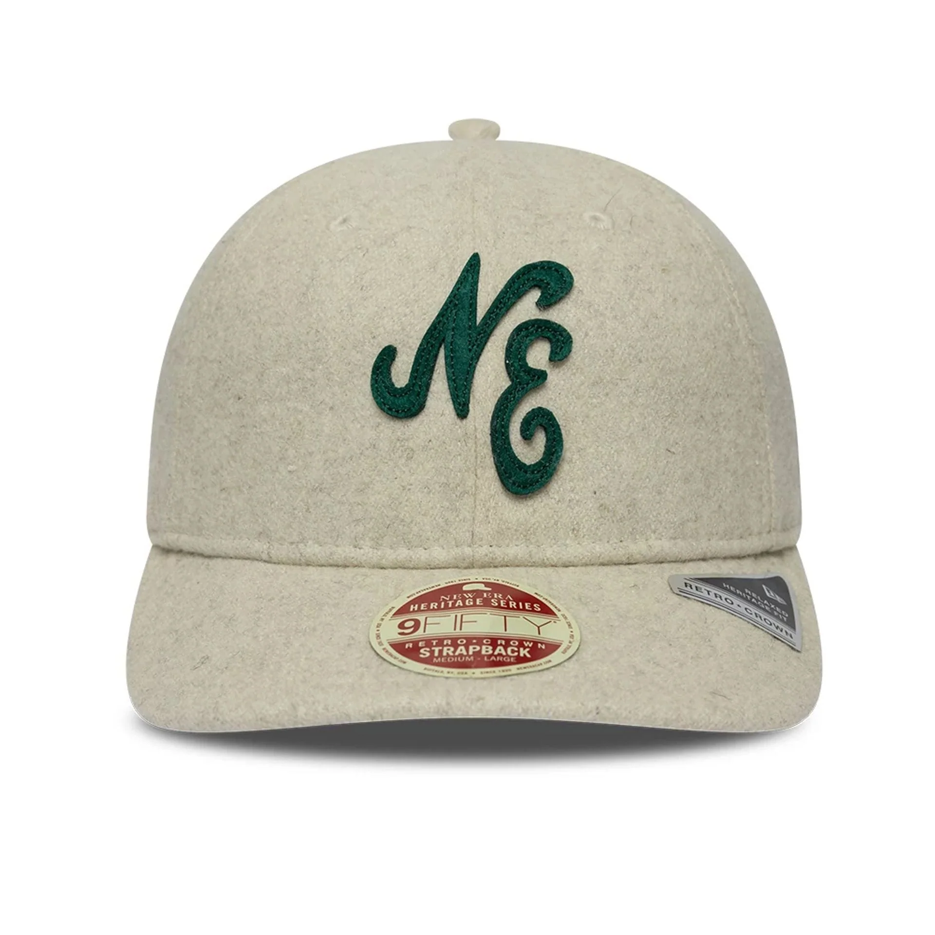 New Era Heritage Light Grey Retro Crown 9FIFTY Adjustable Cap - Image 3