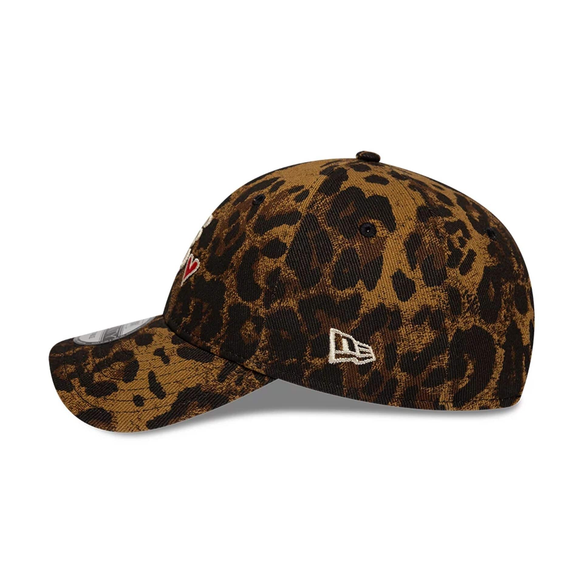 New Era Leopard Heart Brown 9TWENTY Adjustable Cap - Image 5