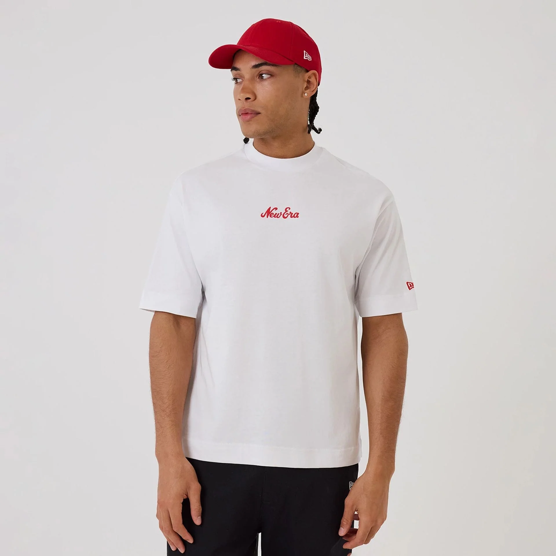 New Era Love Graphic White T-Shirt