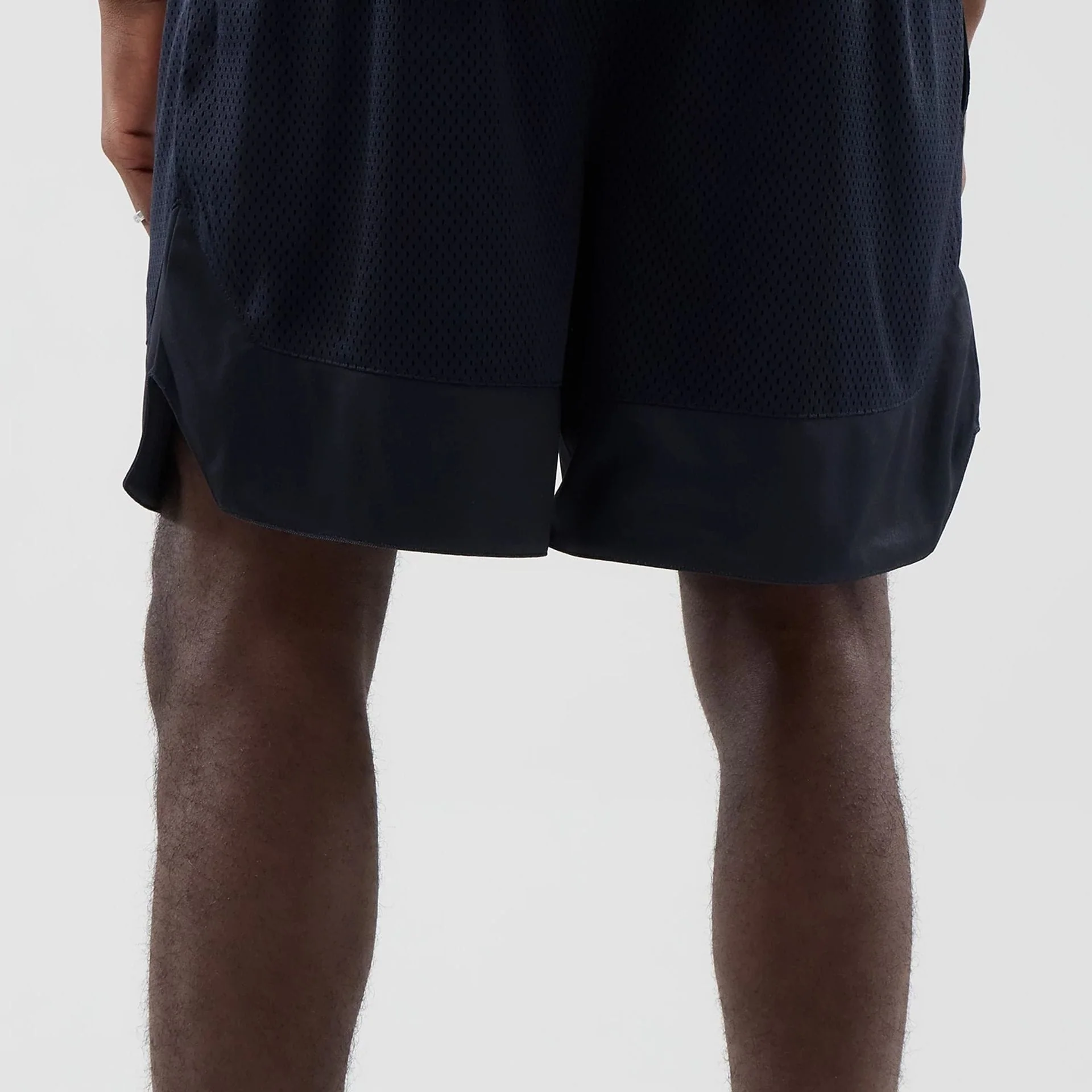 New Era Mesh Navy Oversized Shorts - Image 7