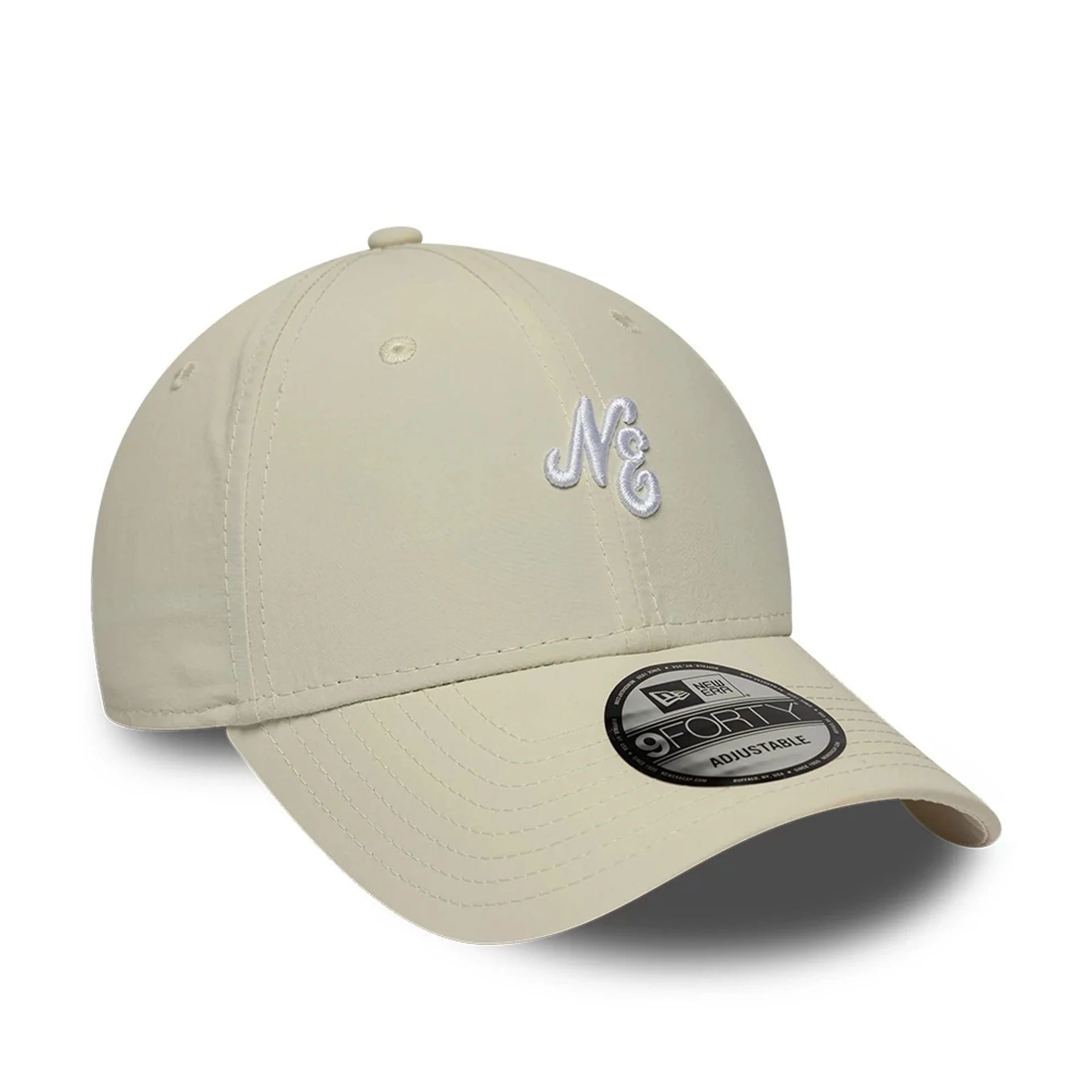 New Era Mini Logo Recycled Light Beige 9FORTY Adjustable Cap - Image 3