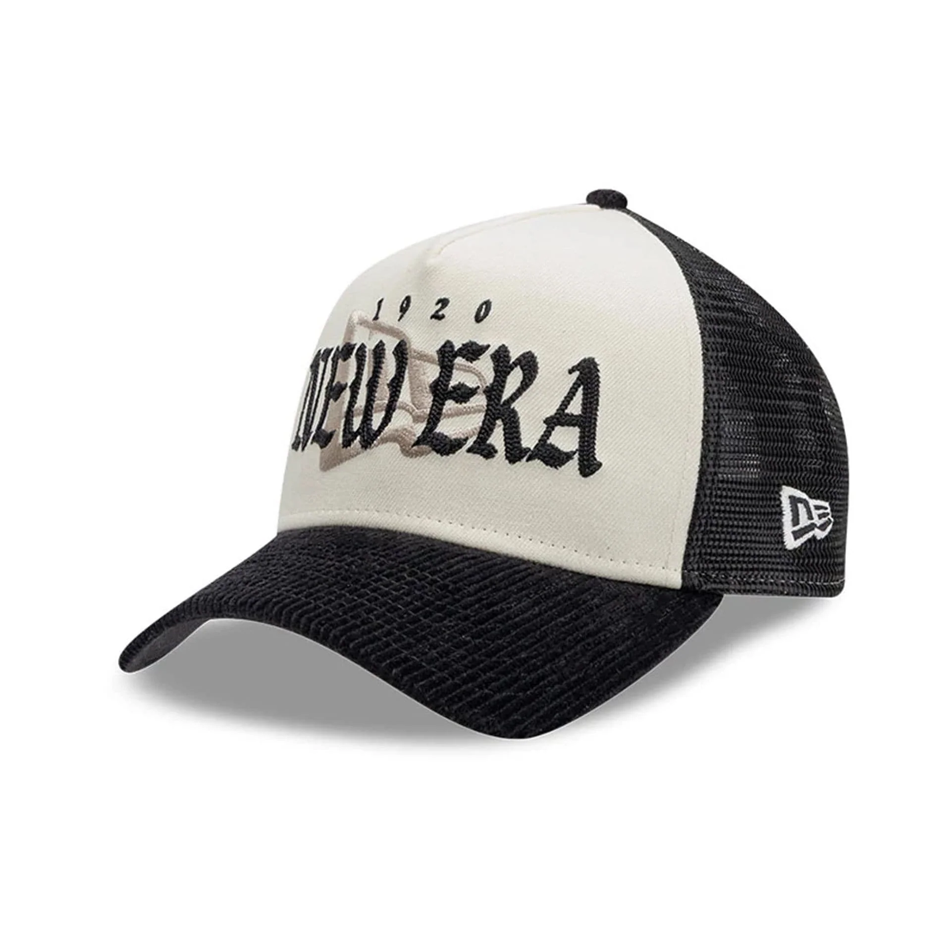 New Era Old English White 9FORTY A-Frame Cap - Image 5