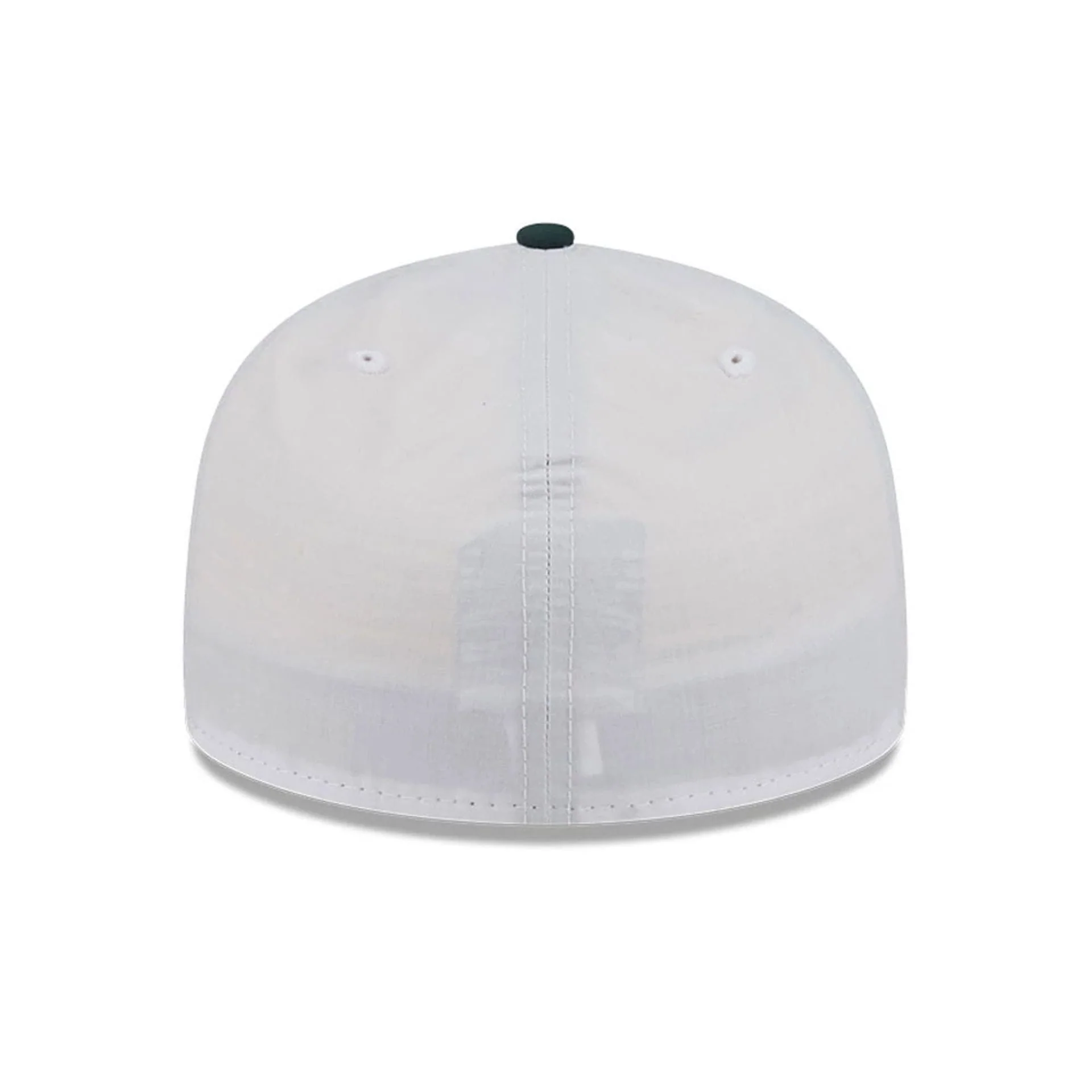 New Era Open White & Dark Green Low Profile 59FIFTY Fitted Cap - Image 6