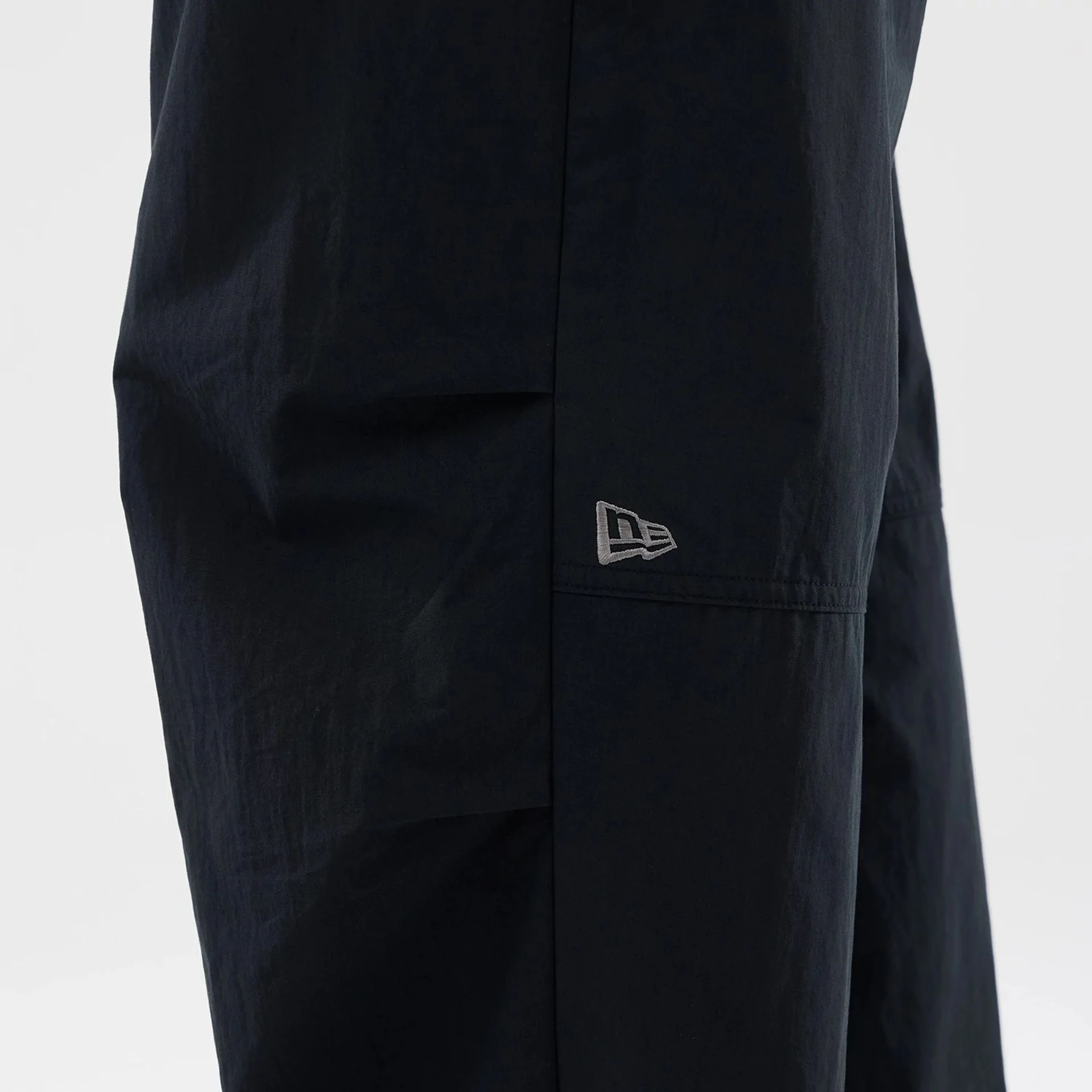 New Era Organic Black Parachute Trousers - Image 4