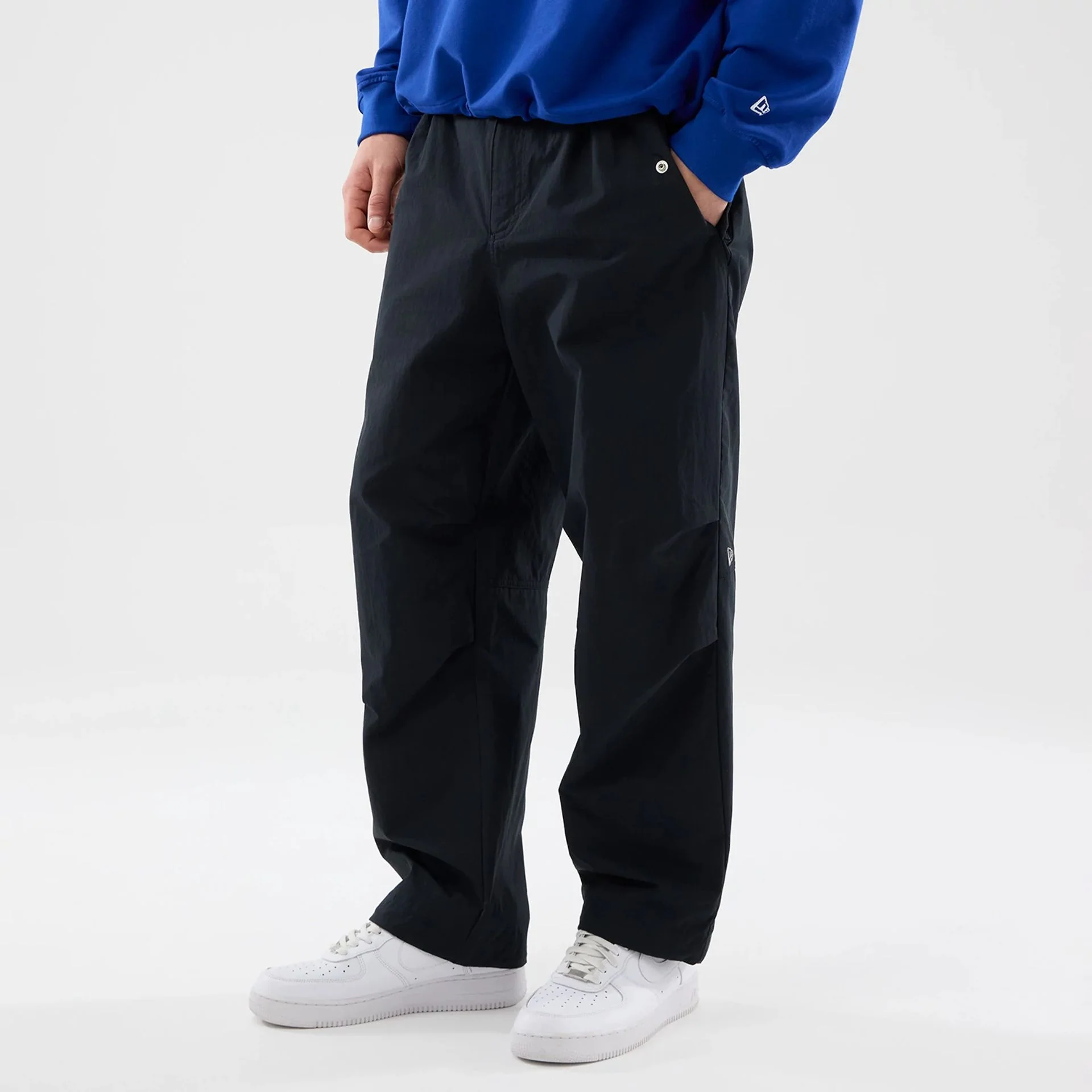 New Era Organic Black Parachute Trousers - Image 6