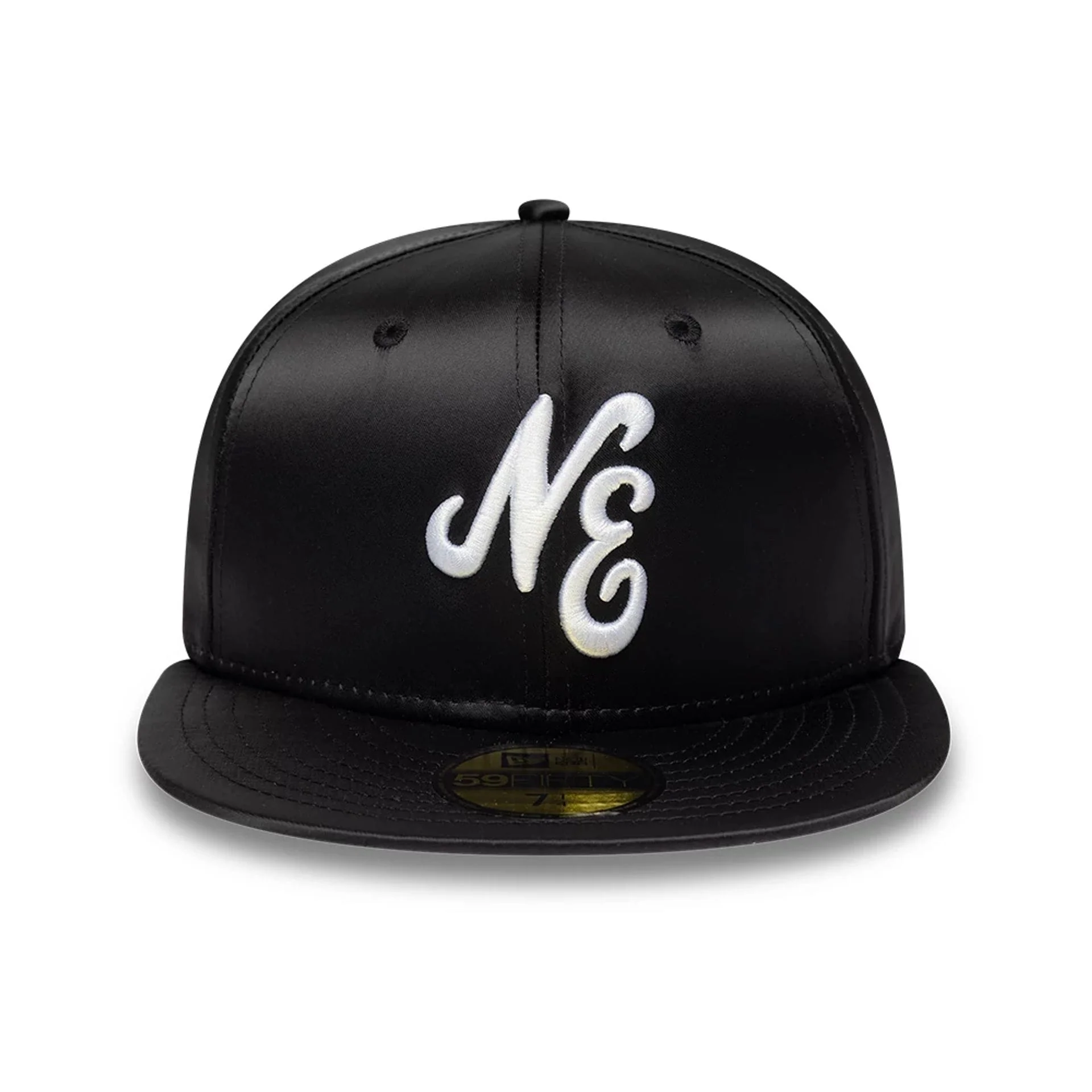 New Era Satin Black 59FIFTY Fitted Cap - Image 2
