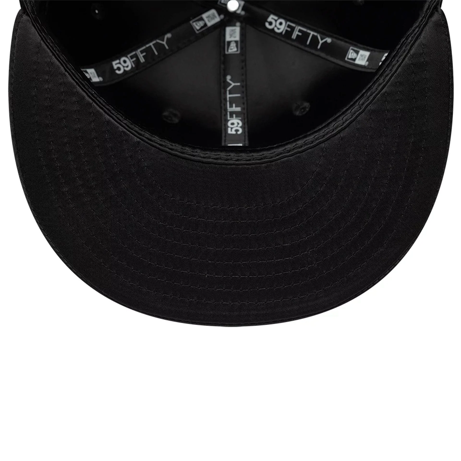 New Era Satin Black 59FIFTY Fitted Cap - Image 7
