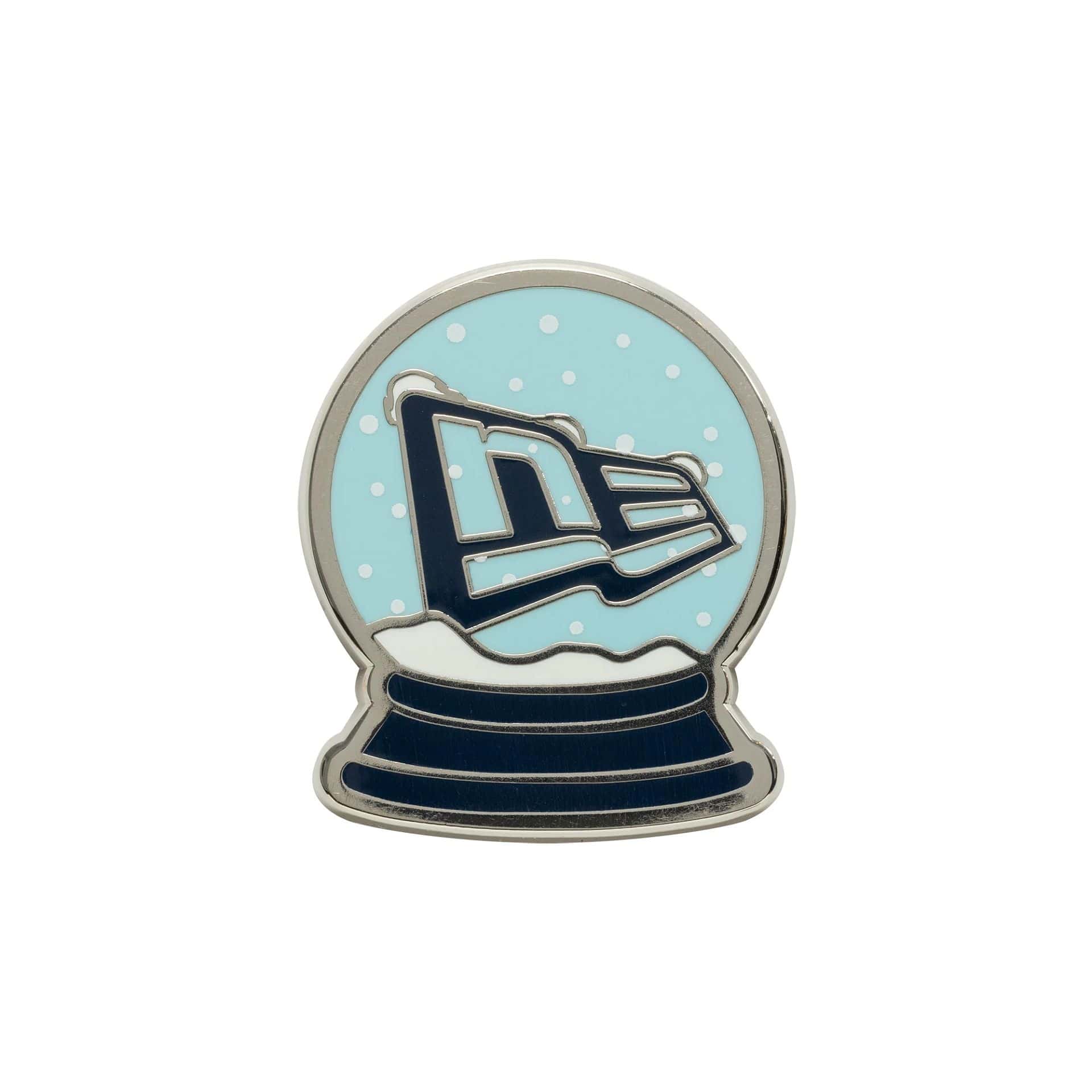 New Era Snowglobe Black Pin Badge