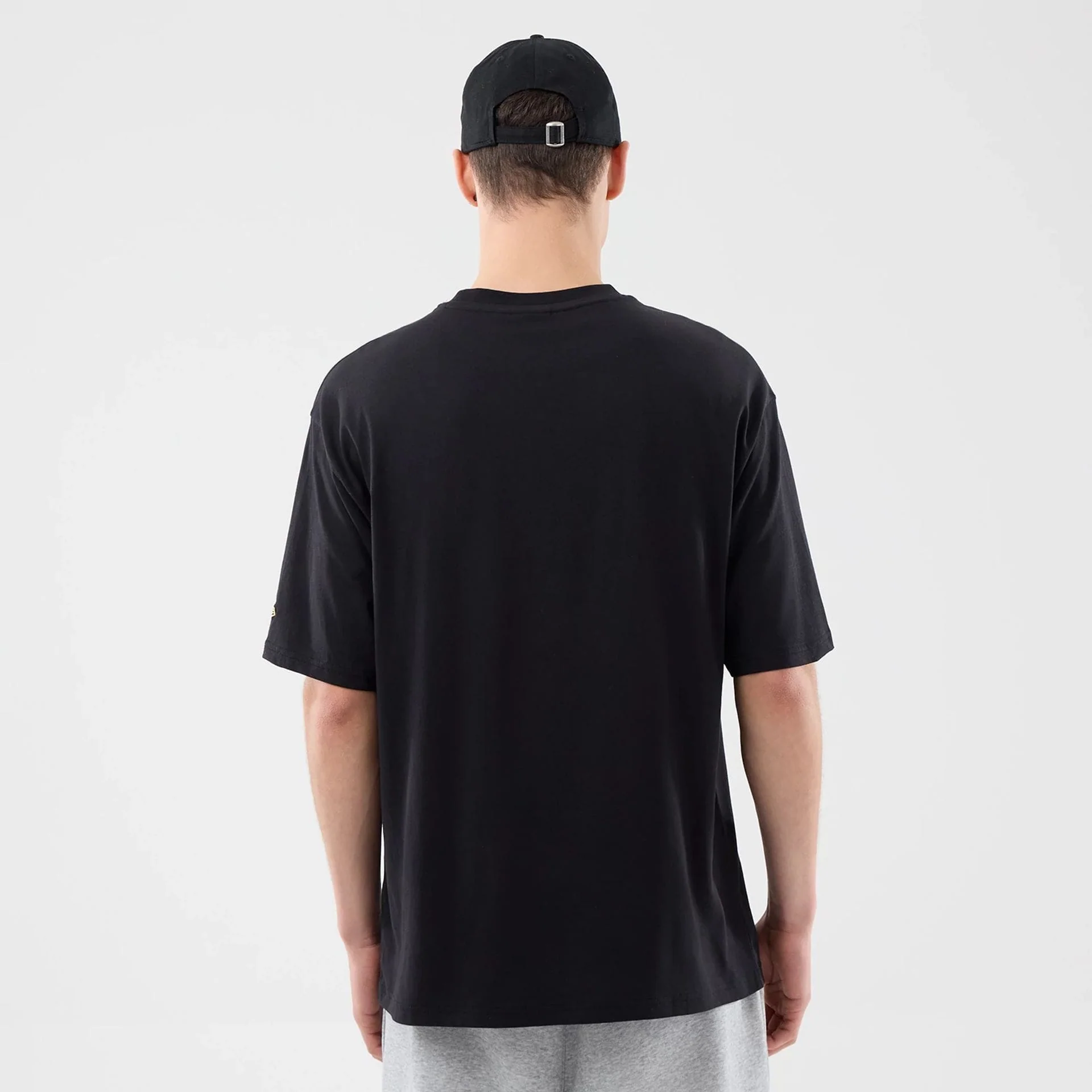 New Era Sticker Dubai Black Oversized T-Shirt - Image 2