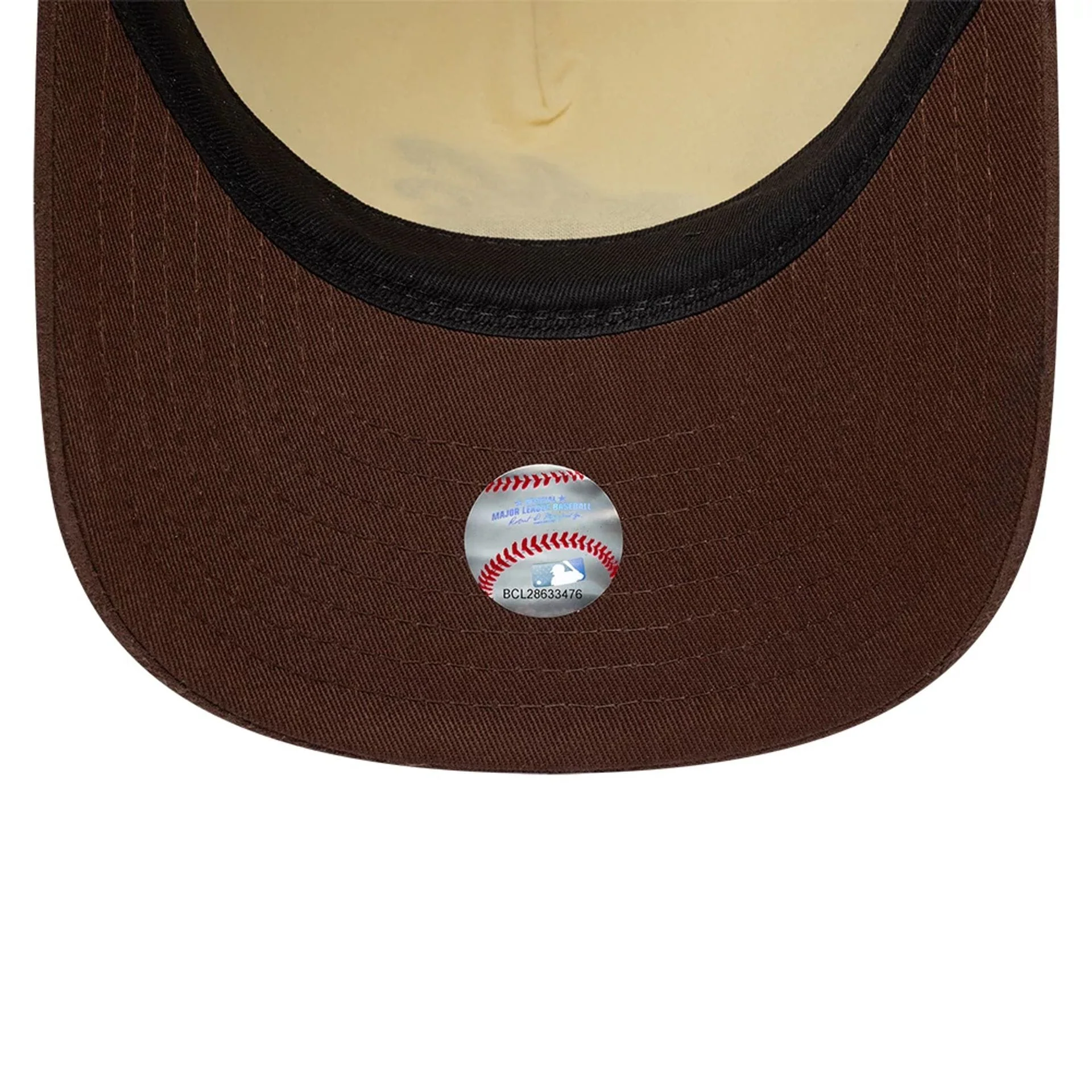 New Era Suede Visor Cream 9FIFTY A-Frame Adjustable Cap - Image 7