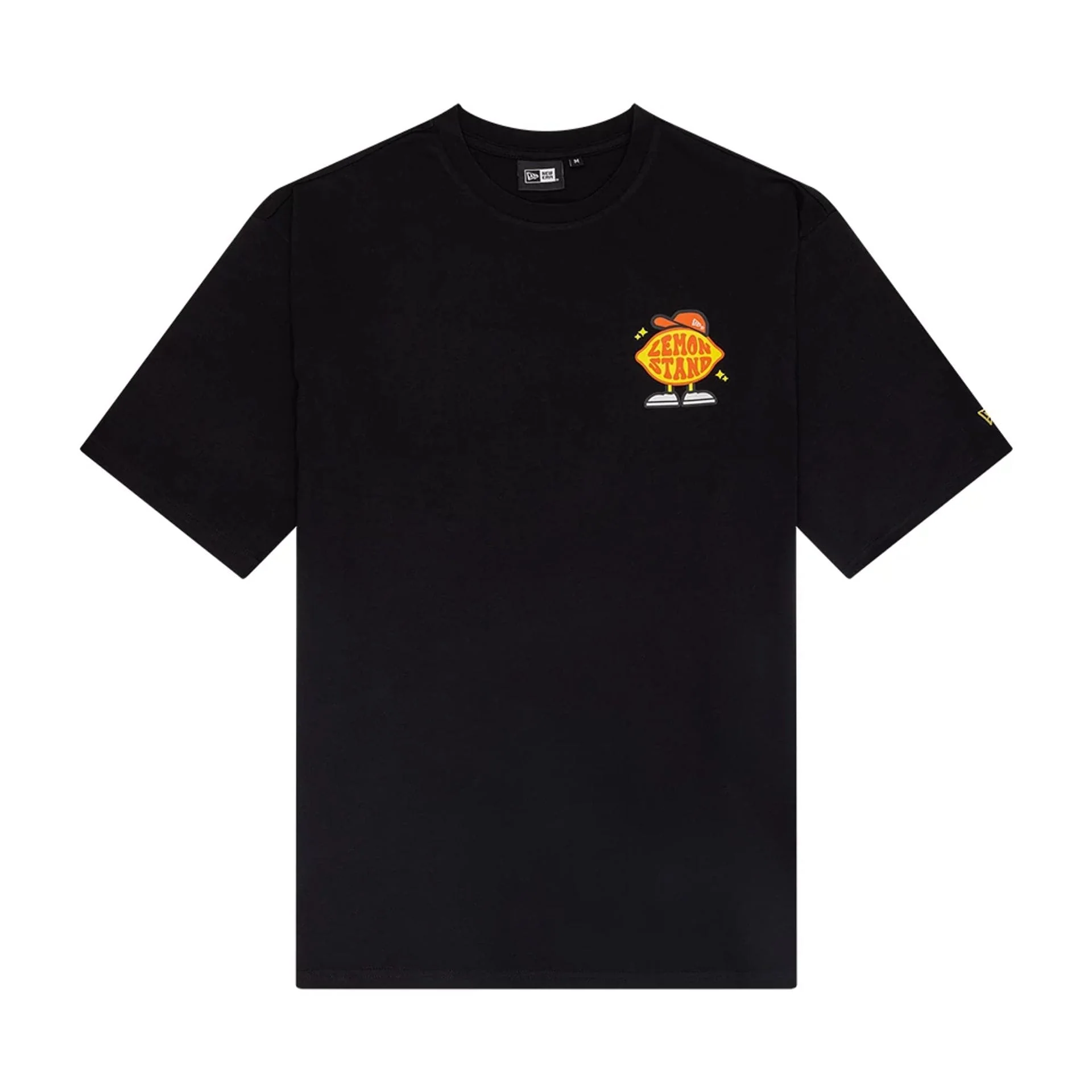 New Era Summer Graphic Black Oversized T-Shirt