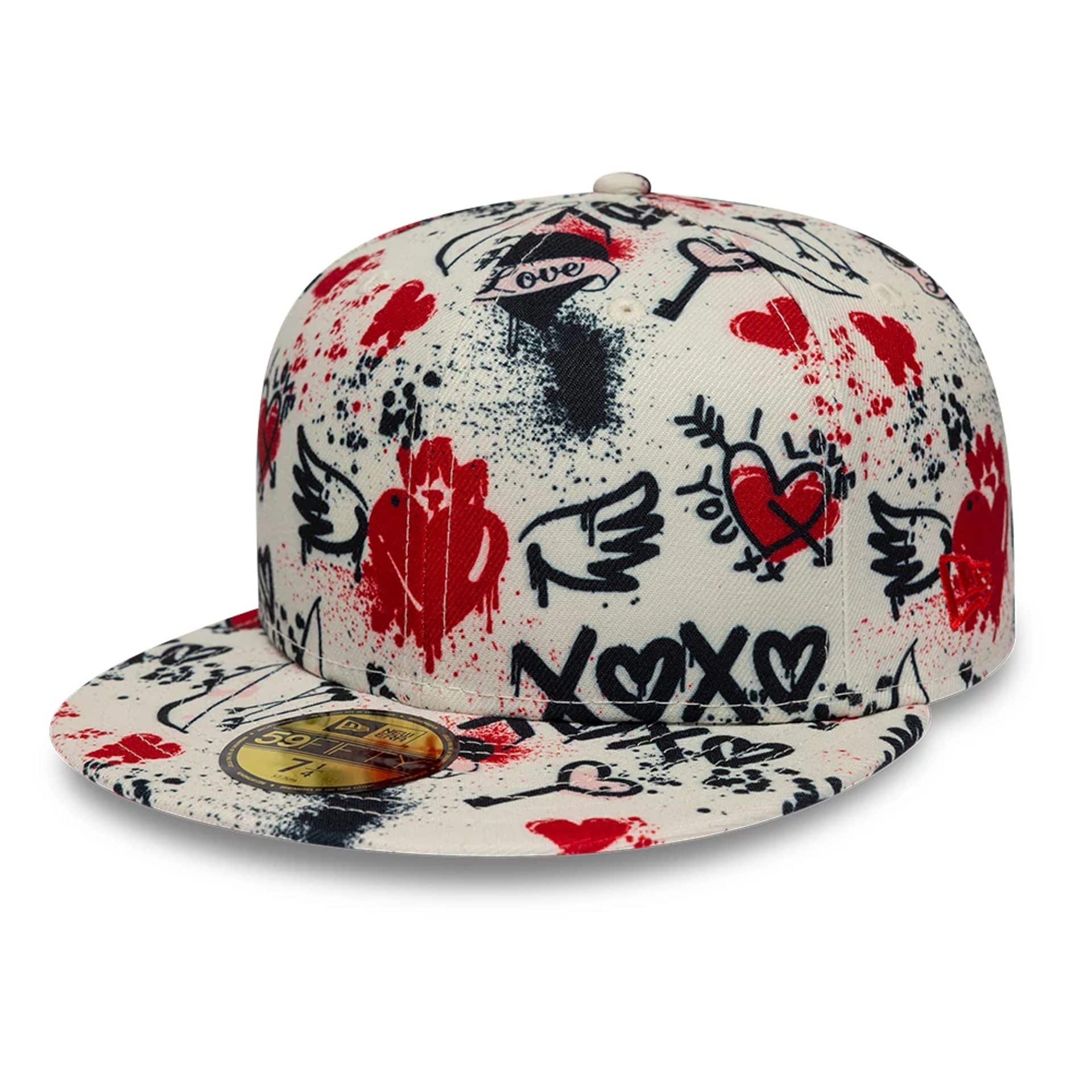 New Era Valentines Light Beige 59FIFTY Fitted Cap