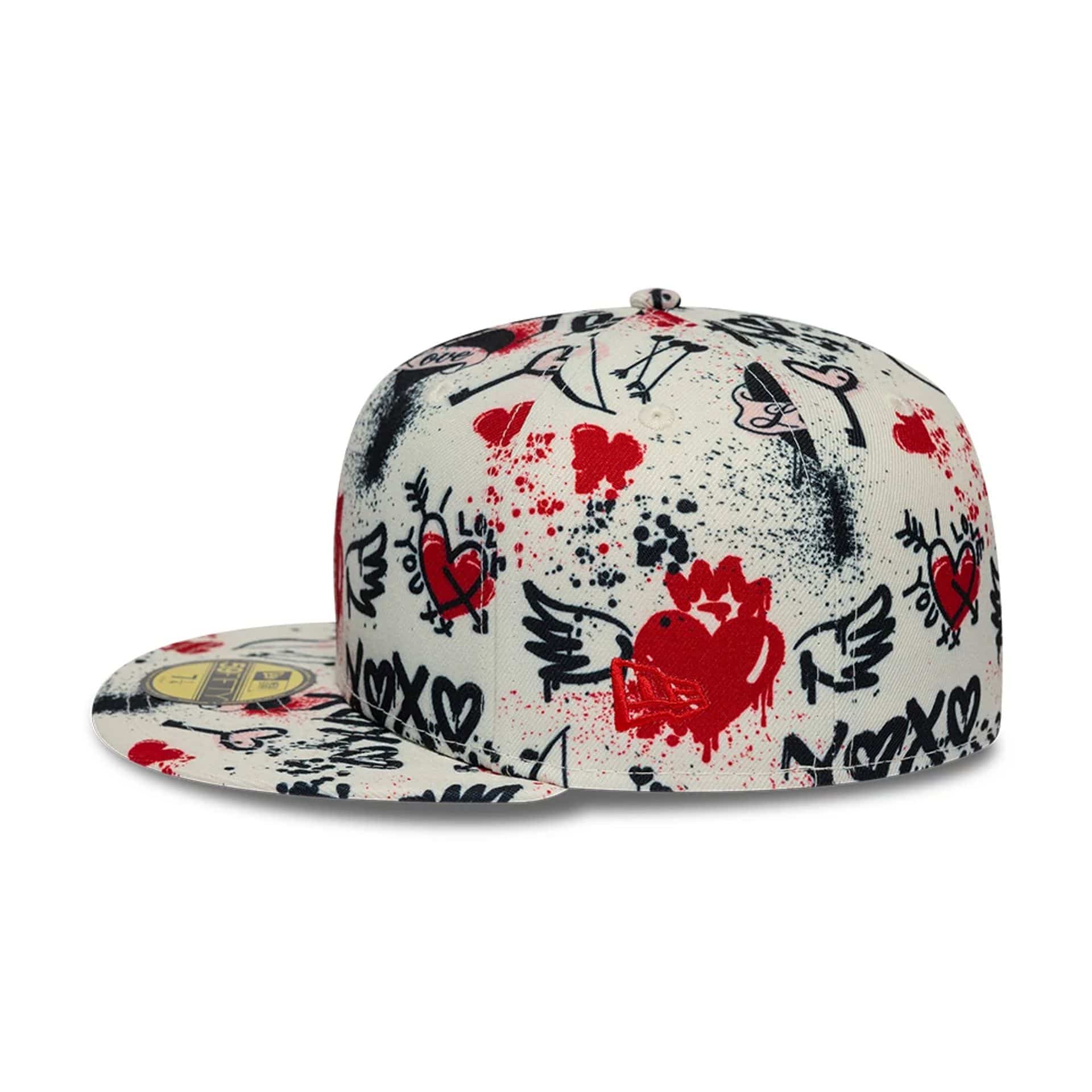 New Era Valentines Light Beige 59FIFTY Fitted Cap - Image 6