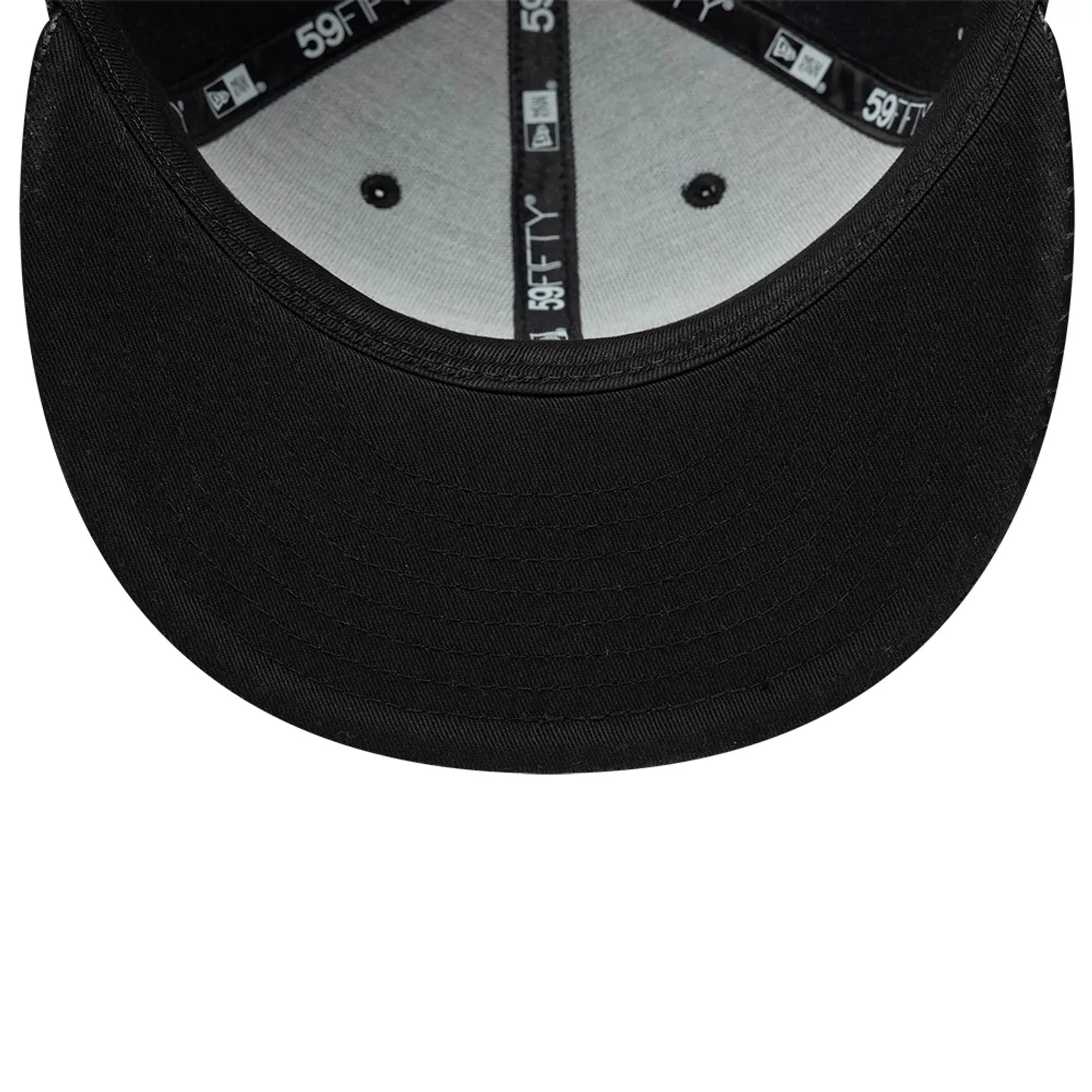 New Era Woven PU Black 59FIFTY Fitted Cap - Image 5