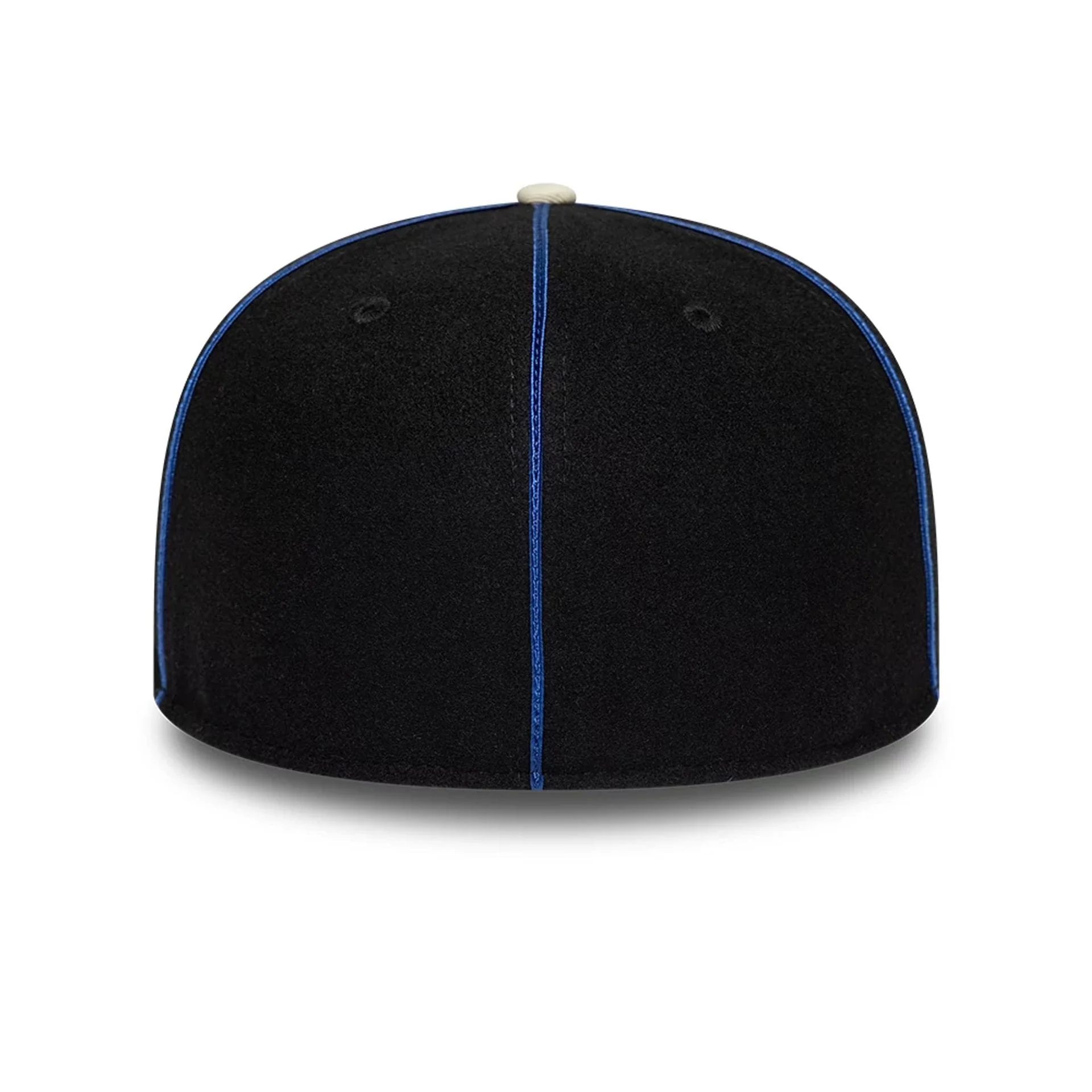 New York Knicks NBA Felt Logo Dark Blue Retro Crown 59FIFTY Fitted Cap - Image 7