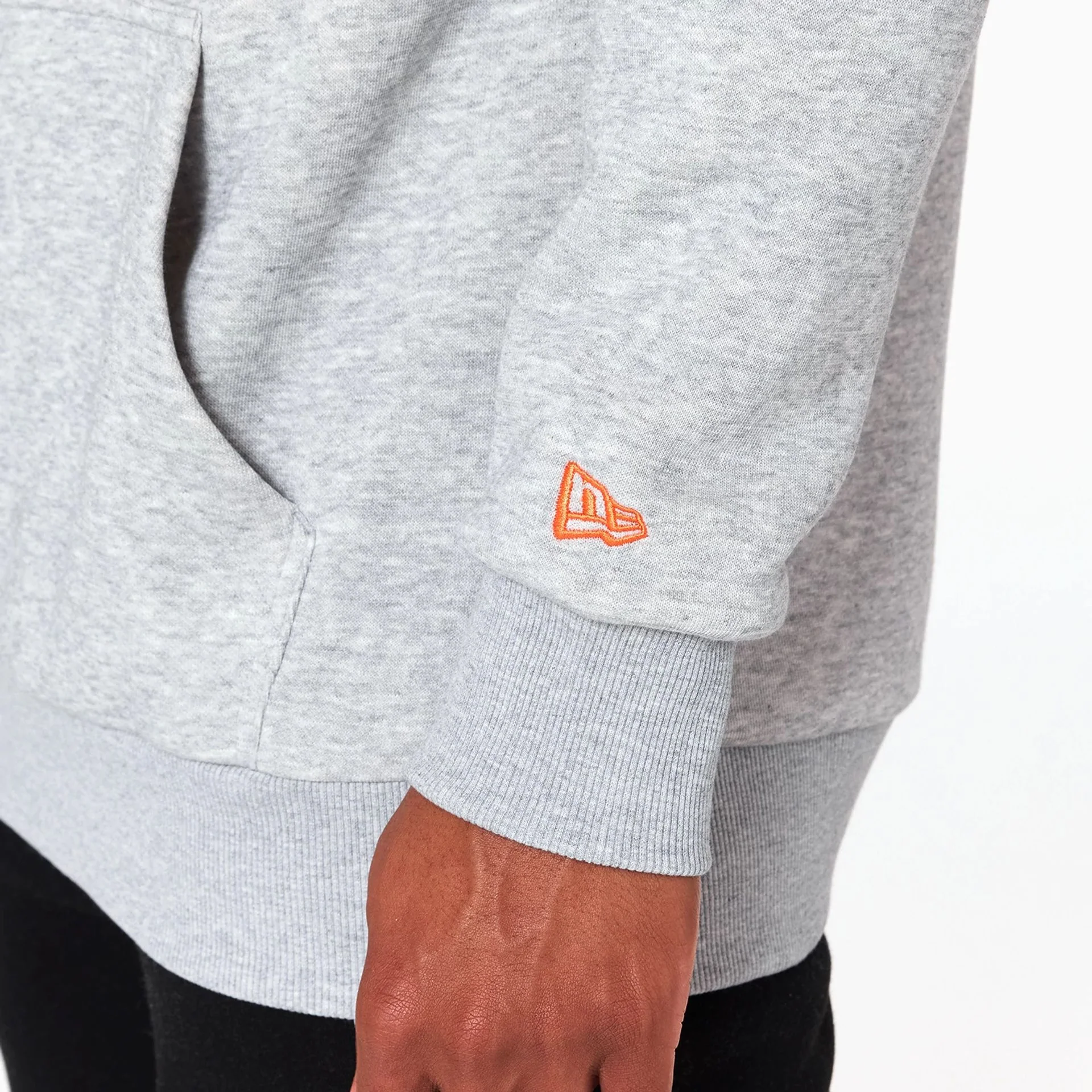 New York Knicks NBA Grey Pullover Hoodie - Image 4