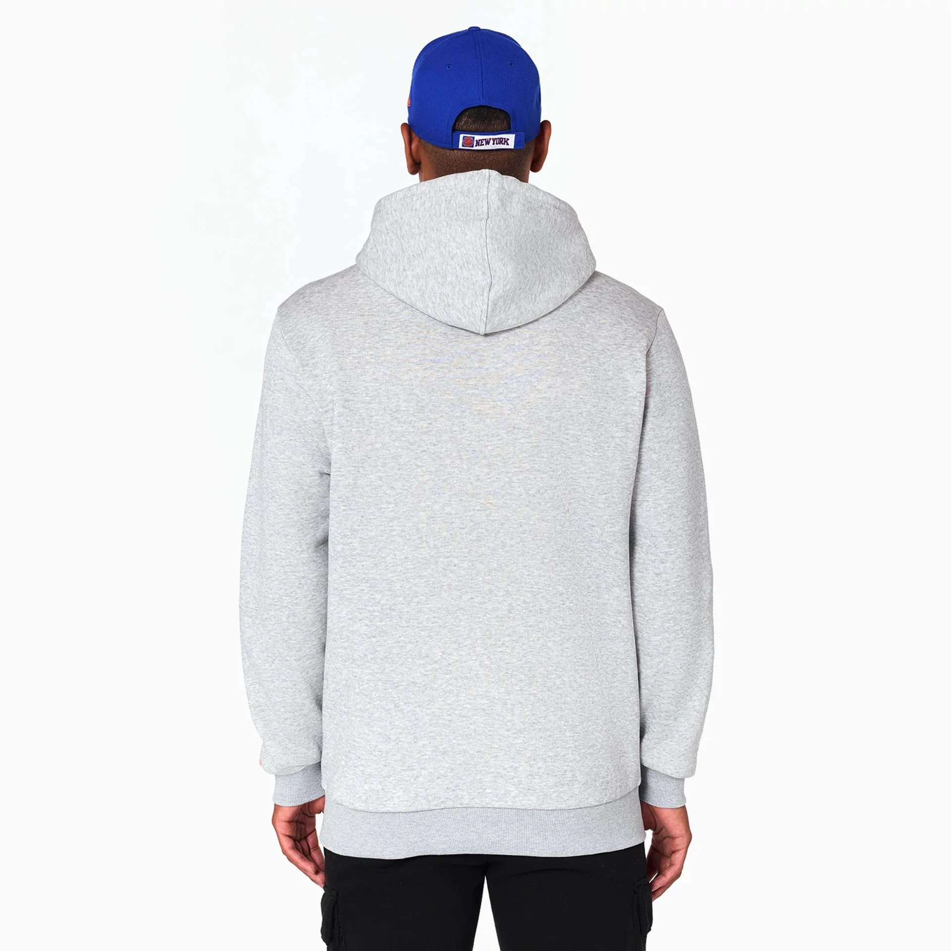 New York Knicks NBA Grey Pullover Hoodie - Image 7