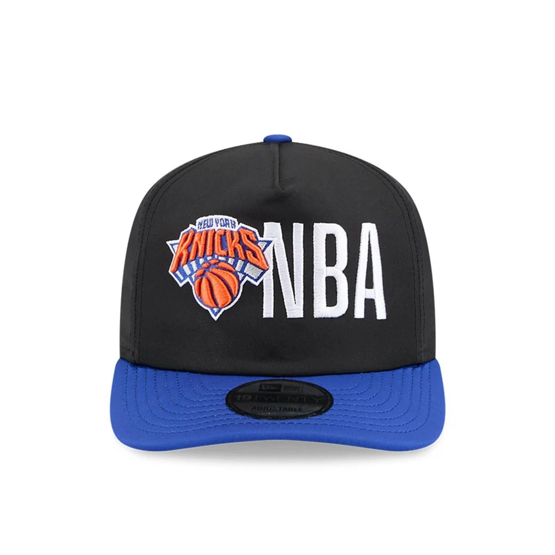 New York Knicks NBA Team Logo Black 19TWENTY Adjustable Cap - Image 3