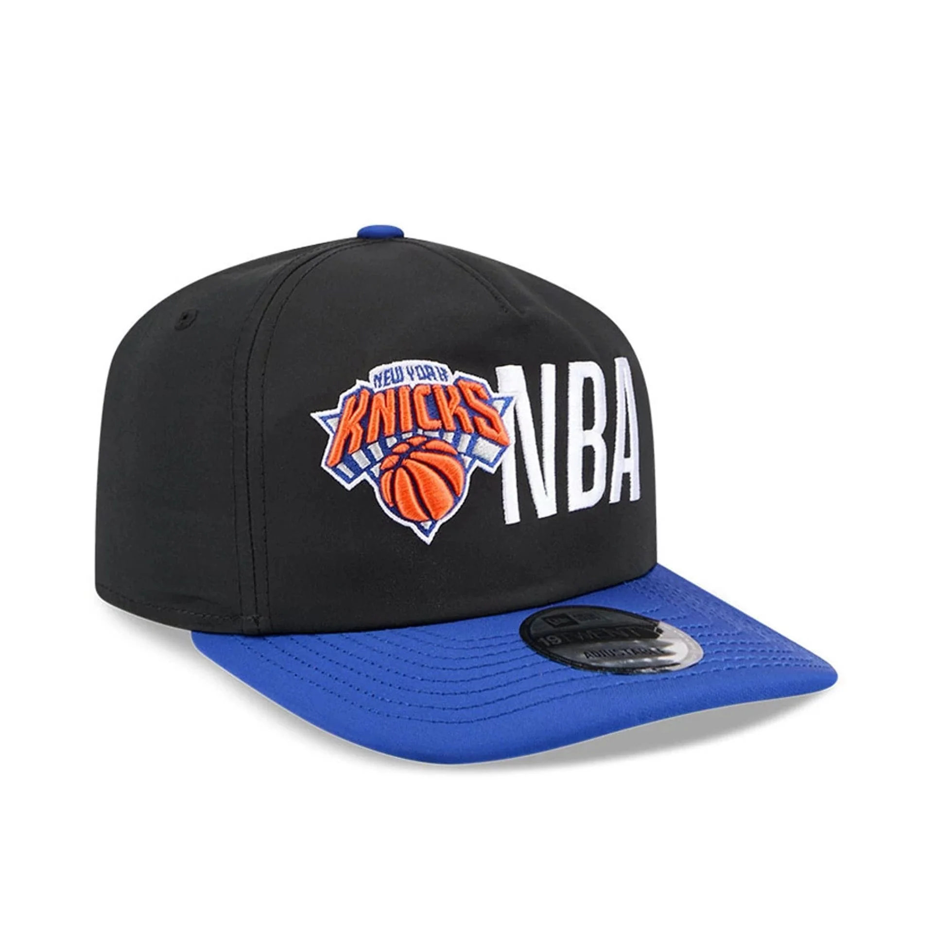 New York Knicks NBA Team Logo Black 19TWENTY Adjustable Cap - Image 4