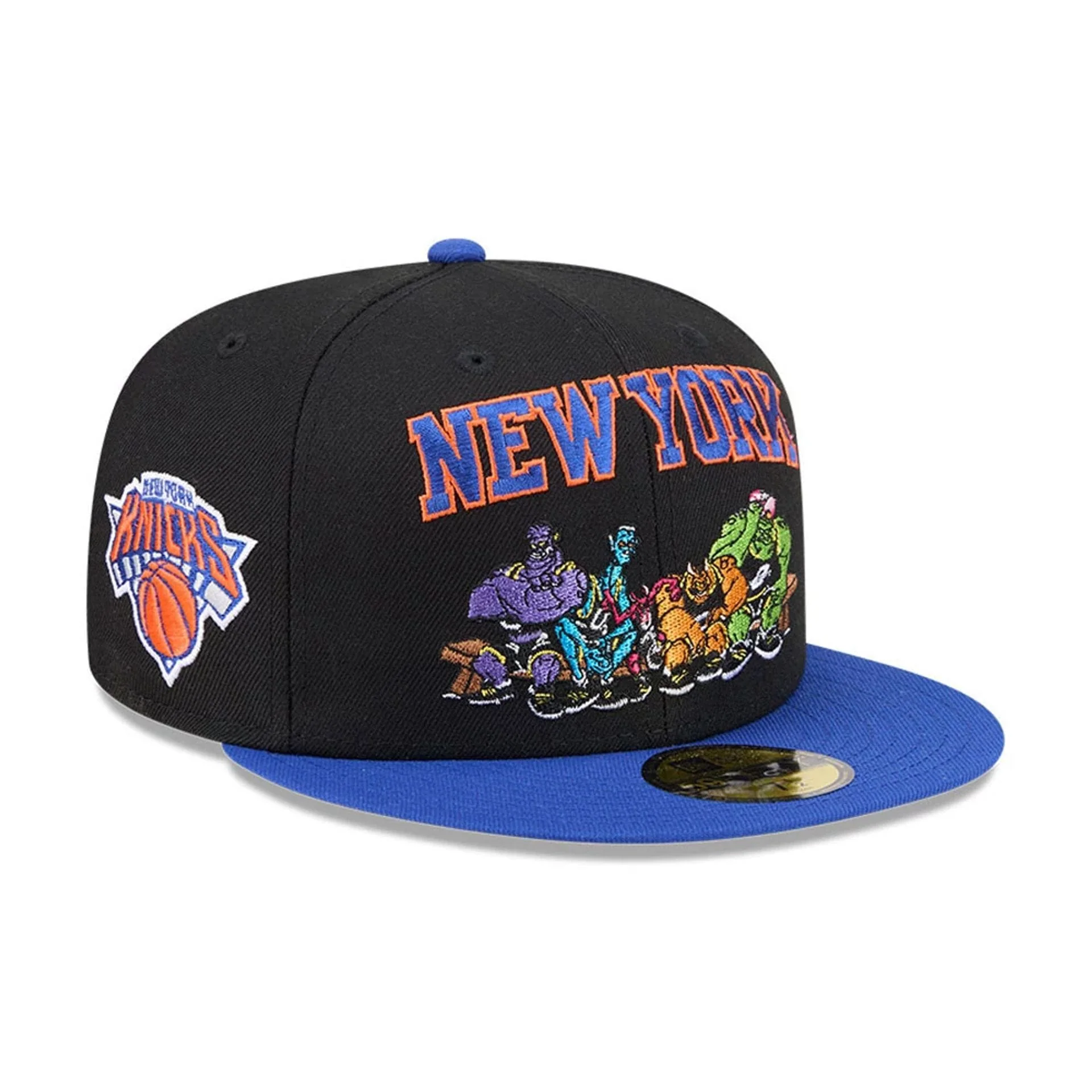 New York Knicks Space Jam Monstars Black 59FIFTY Fitted Cap
