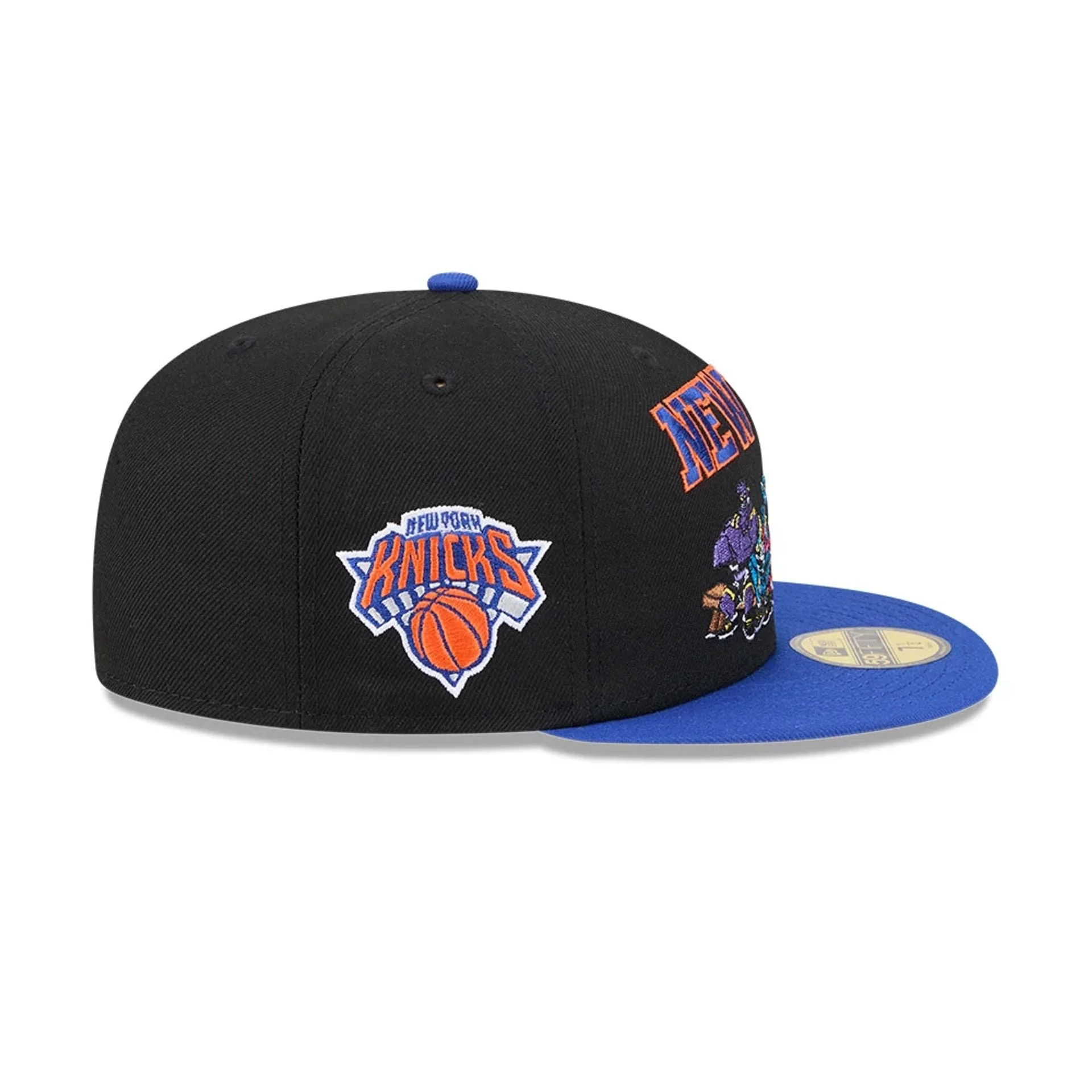 New York Knicks Space Jam Monstars Black 59FIFTY Fitted Cap - Image 6