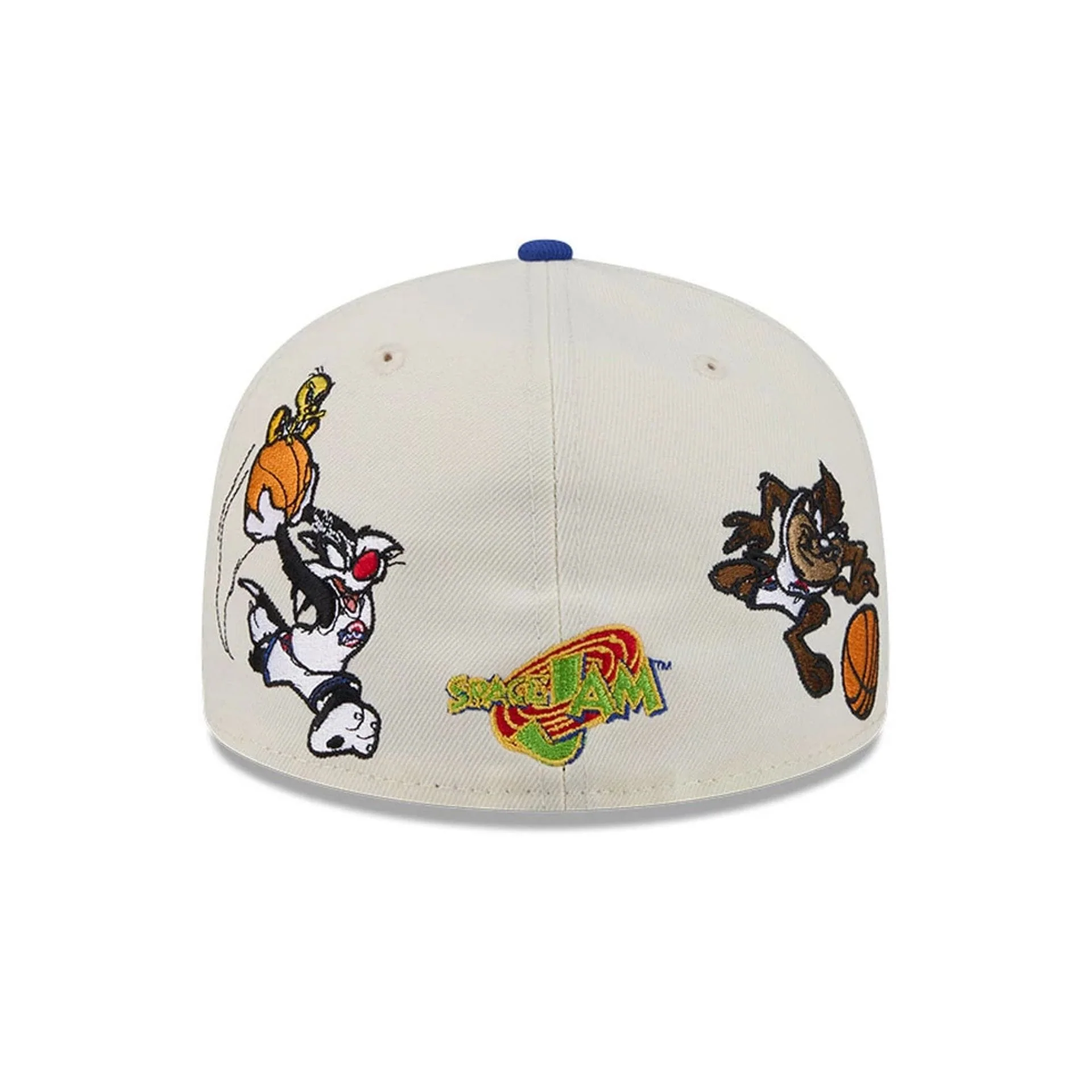 New York Knicks Space Jam Tune Squad White 59FIFTY Fitted Cap - Image 5