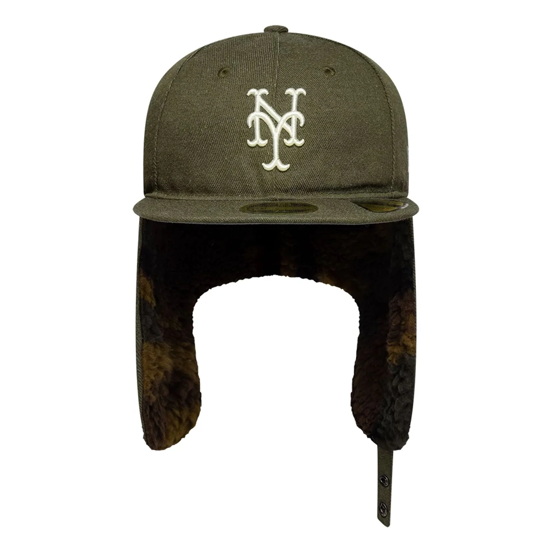 New York Mets MLB Camo Open Green Retro Crown 59FIFTY Fitted Cap - Image 7