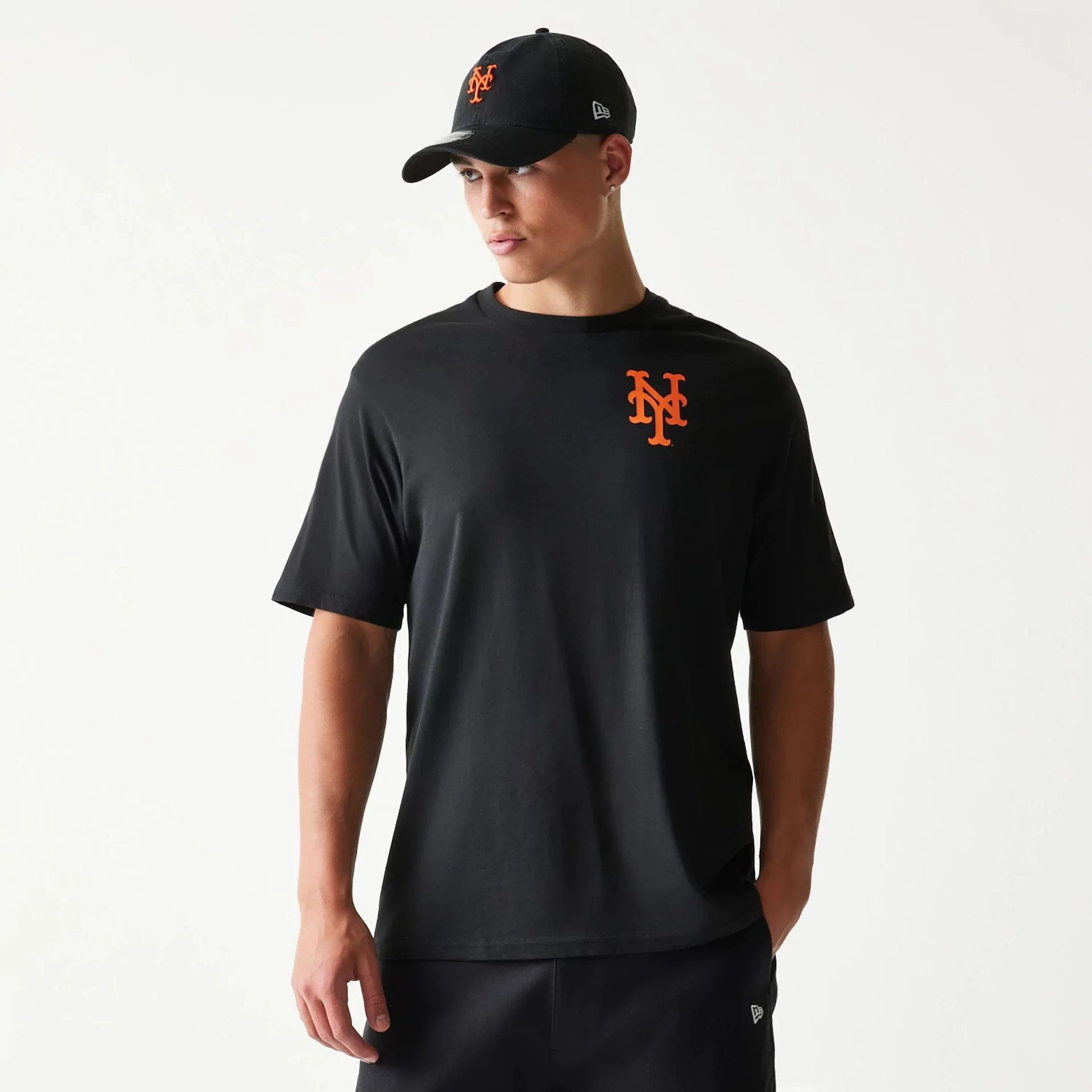 New York Mets MLB Food Graphic Black T-Shirt - Image 3