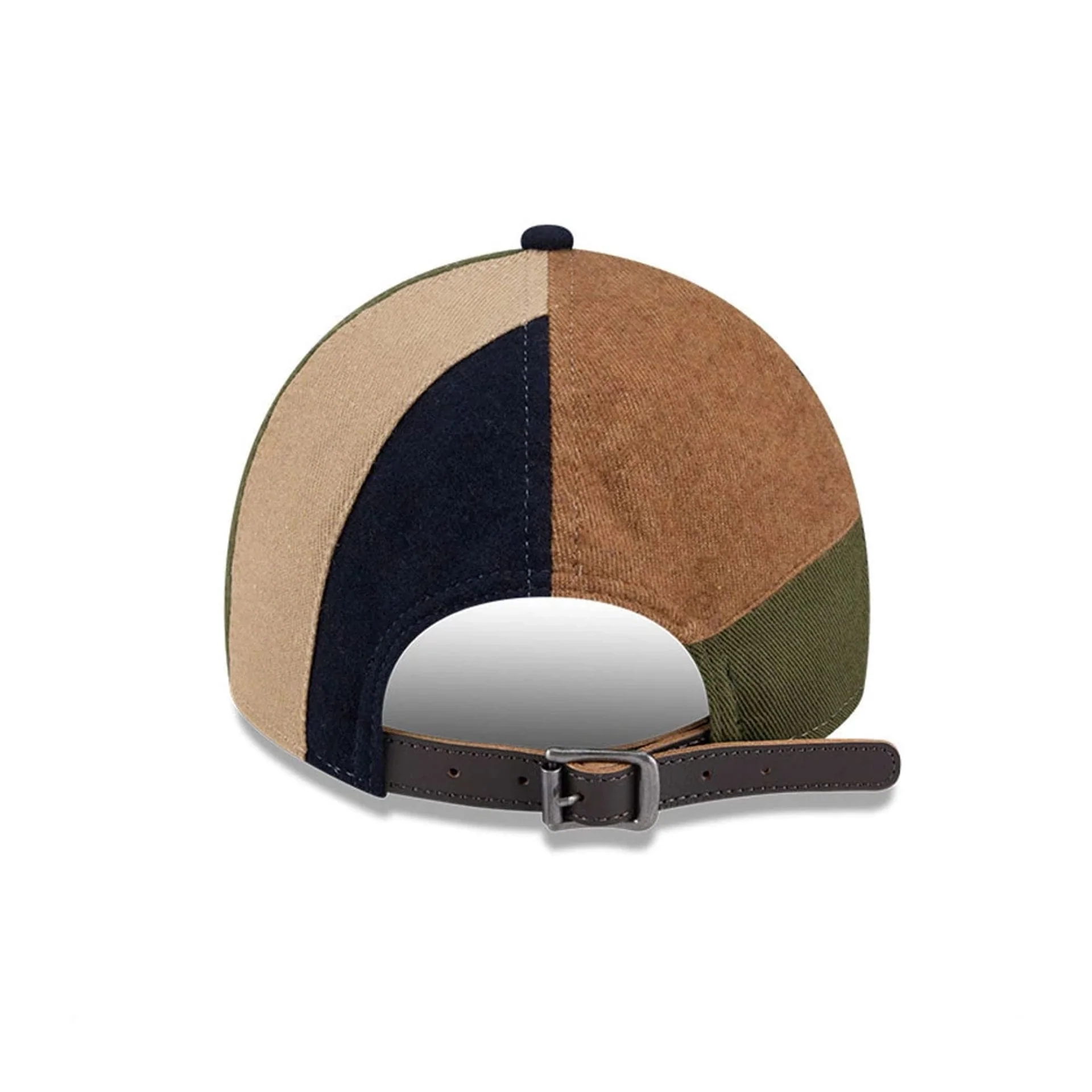 New York Mets MLB Patchwork Open Brown 9TWENTY Adjustable Cap - Image 2