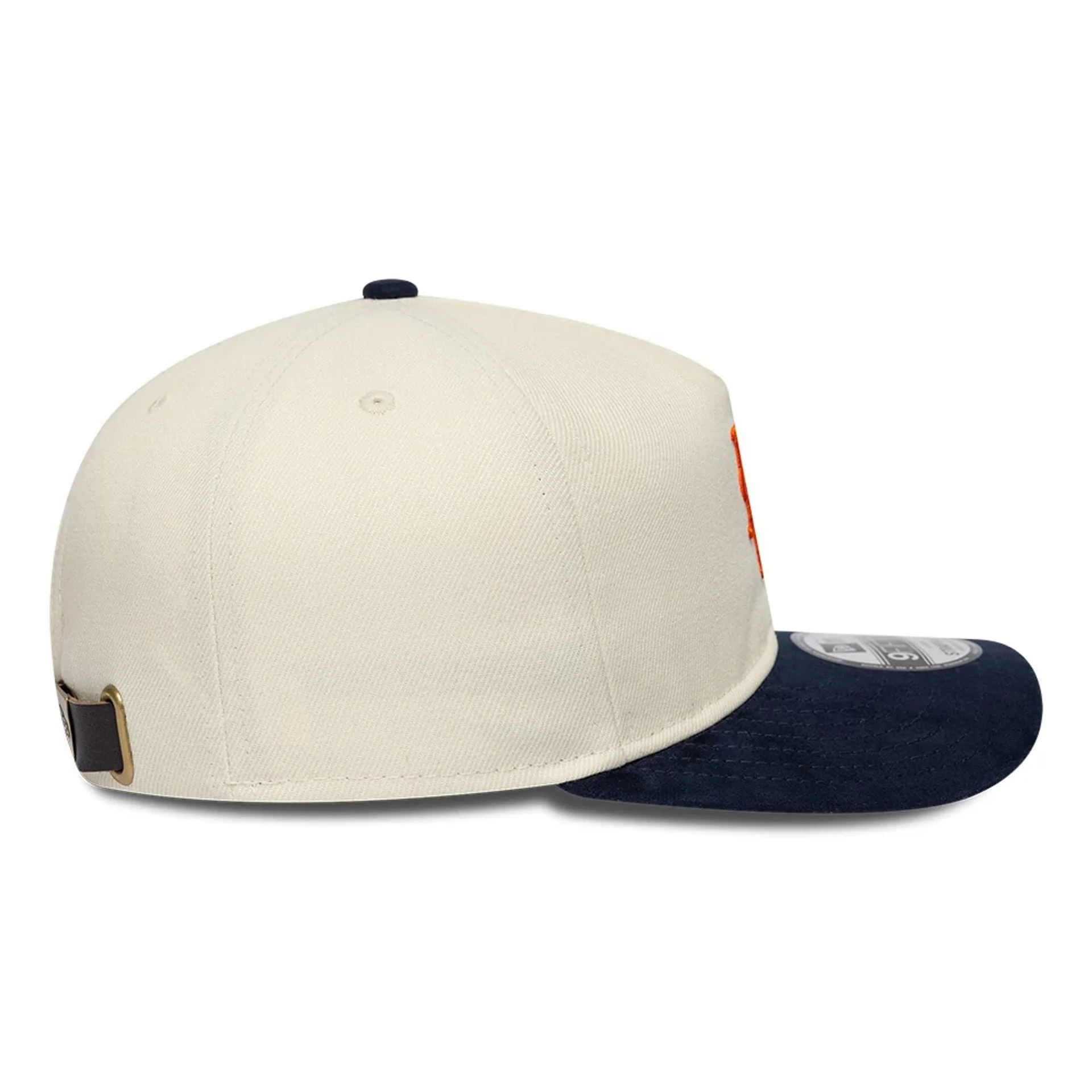 New York Mets MLB Suede Visor Cream 9FIFTY A-Frame Adjustable Cap - Image 6