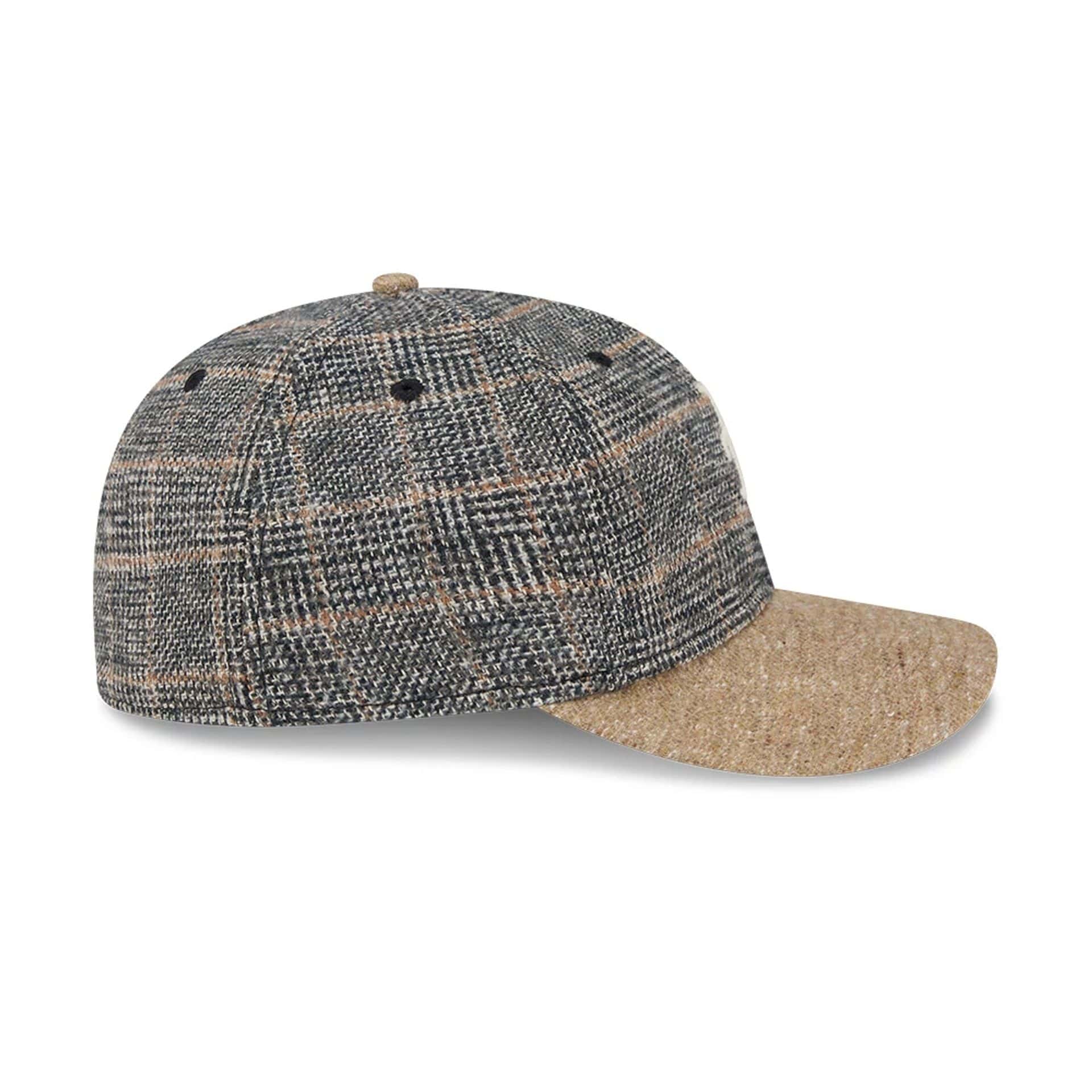 New York Mets MLB Vintage Tweed Open Blue Retro Crown 59FIFTY Fitted Cap - Image 7