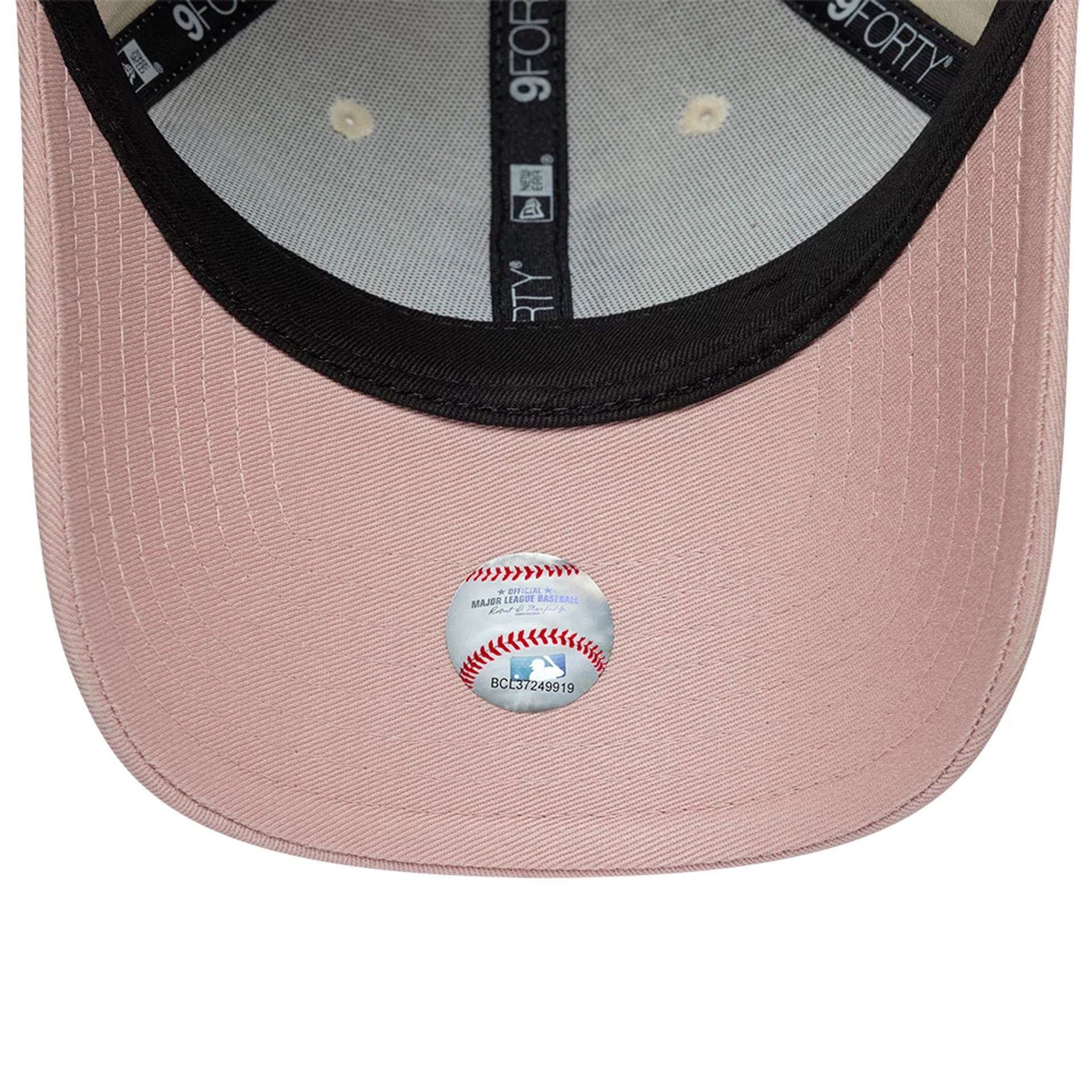 New York Mets Womens MLB Floral Cream 9FORTY Adjustable Cap - Image 7