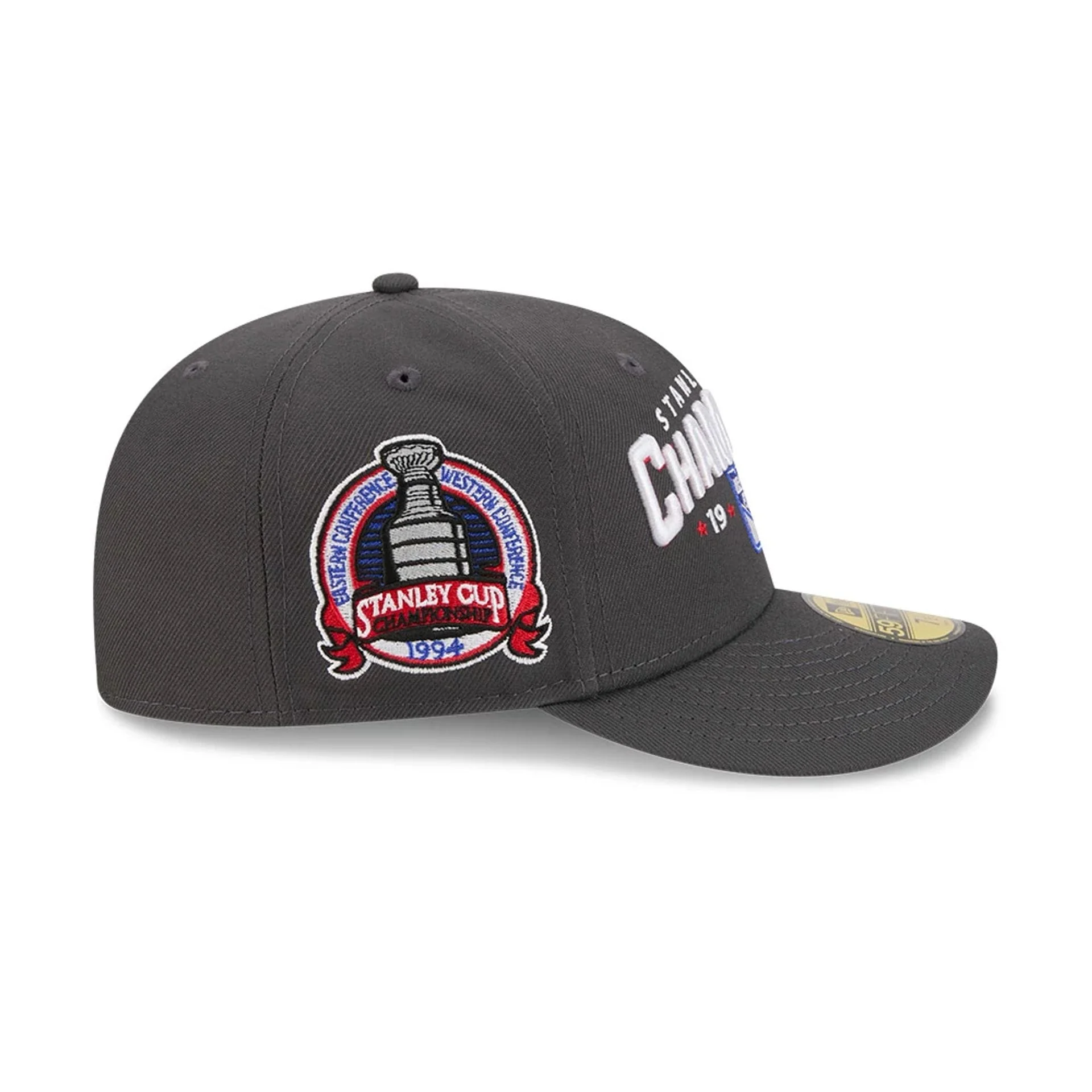 New York Rangers NHL Stanley Cup Champions Dark Grey 59FIFTY Fitted Cap - Image 5