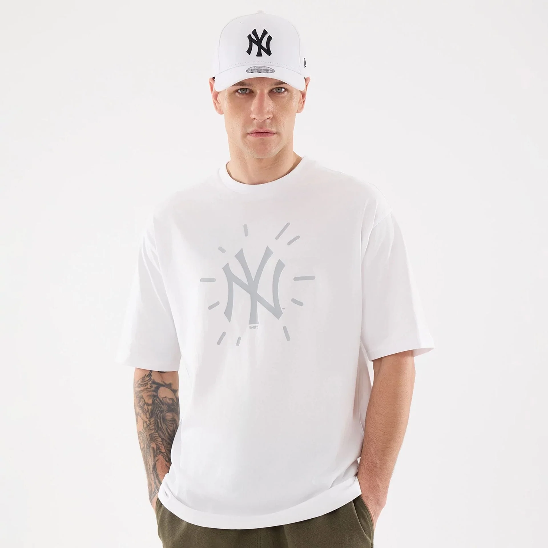 New York Yankees MLB 59FIFTY Day Graphic White T-Shirt
