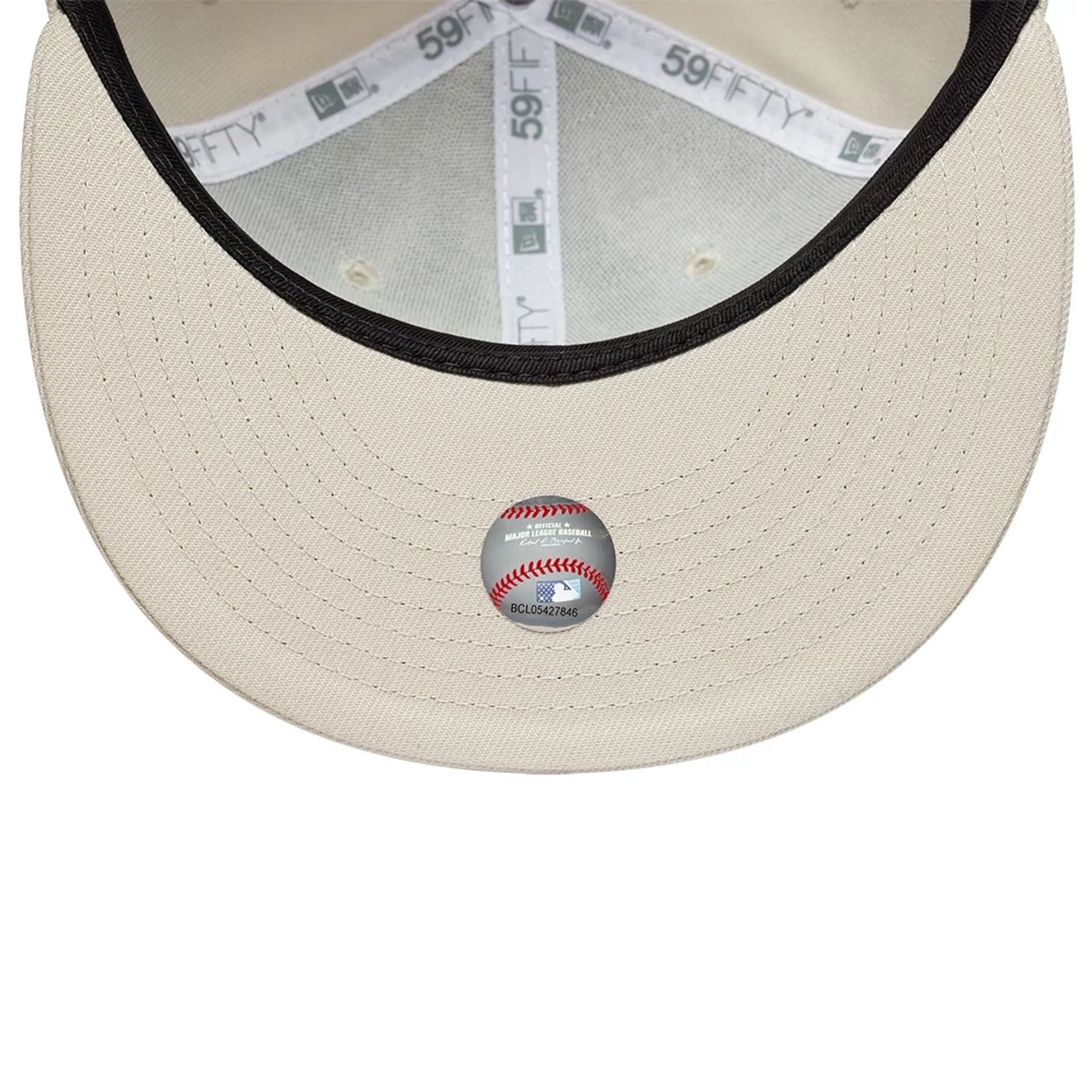 New York Yankees MLB Beige 59FIFTY Fitted Cap - Image 2