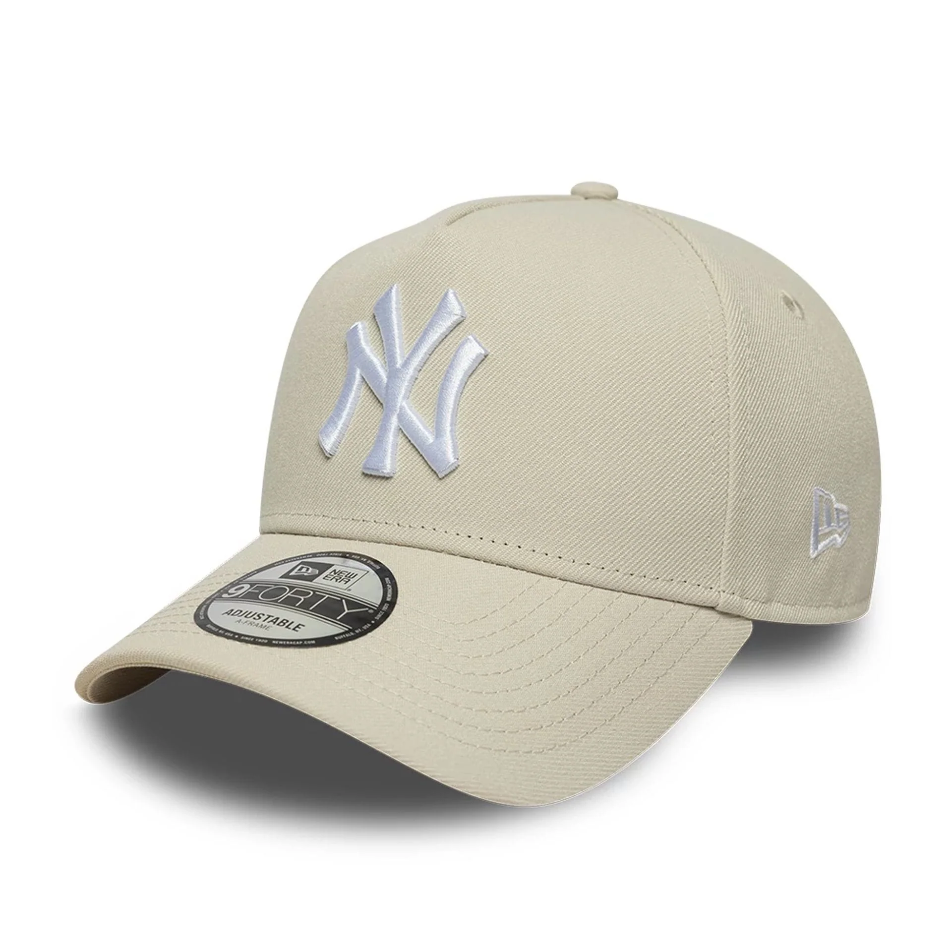 New York Yankees MLB Beige 9FORTY A-Frame Adjustable Cap