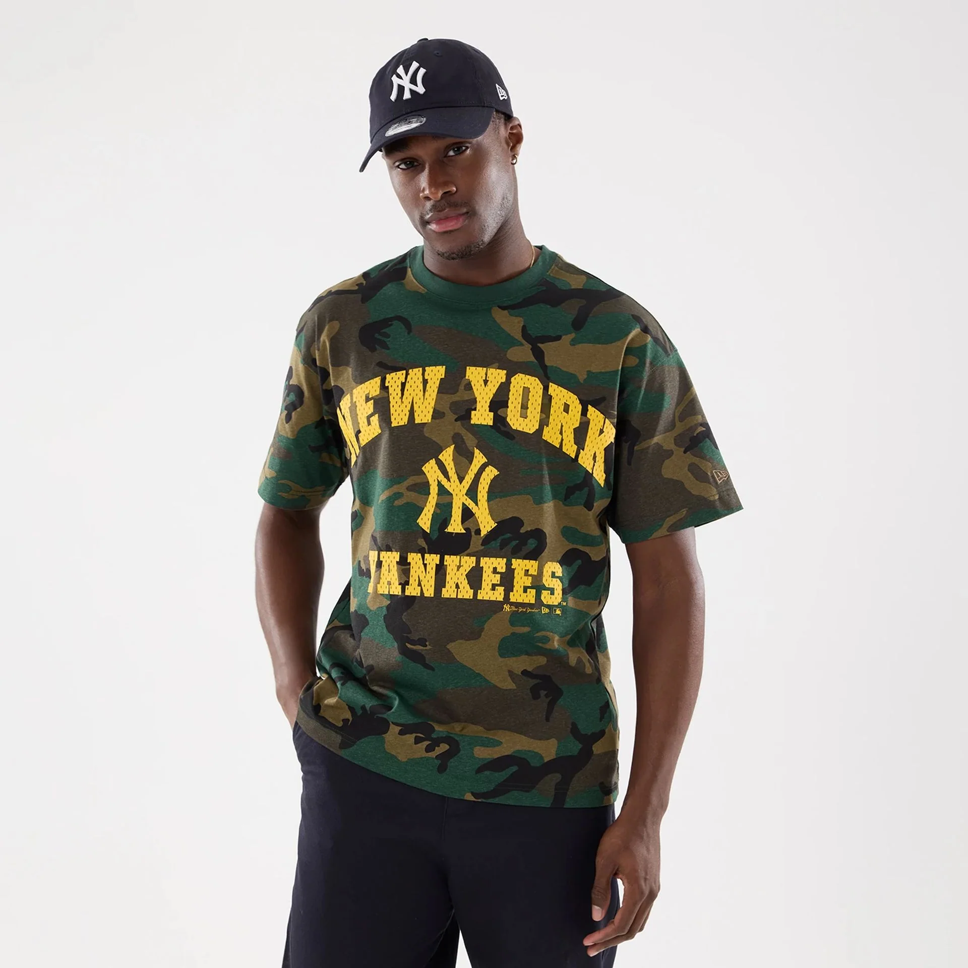 New York Yankees MLB Camo Woodland T-Shirt