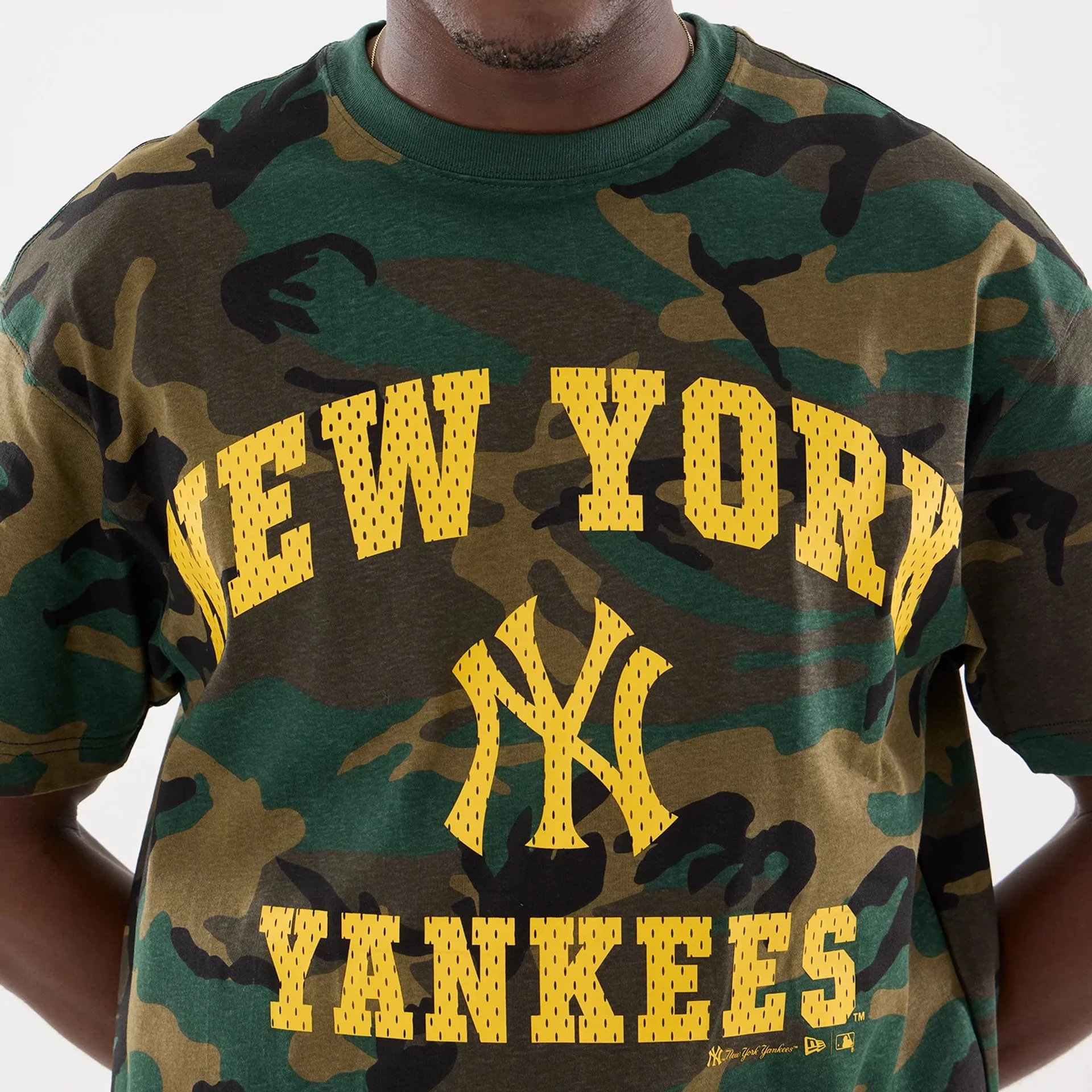 New York Yankees MLB Camo Woodland T-Shirt - Image 4