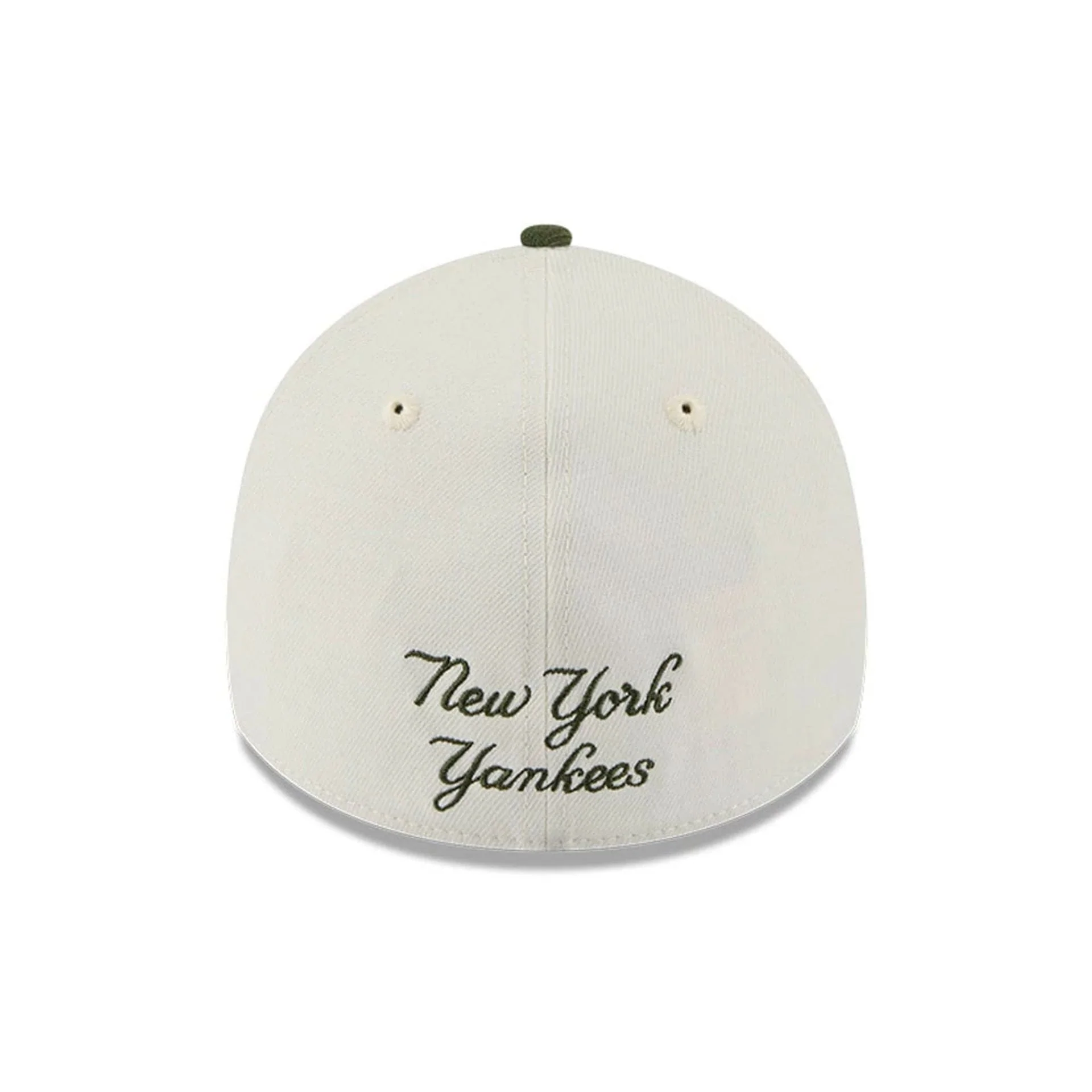 New York Yankees MLB Chrome Dark Green 39THIRTY A-Frame Stretch Fit Cap - Image 3